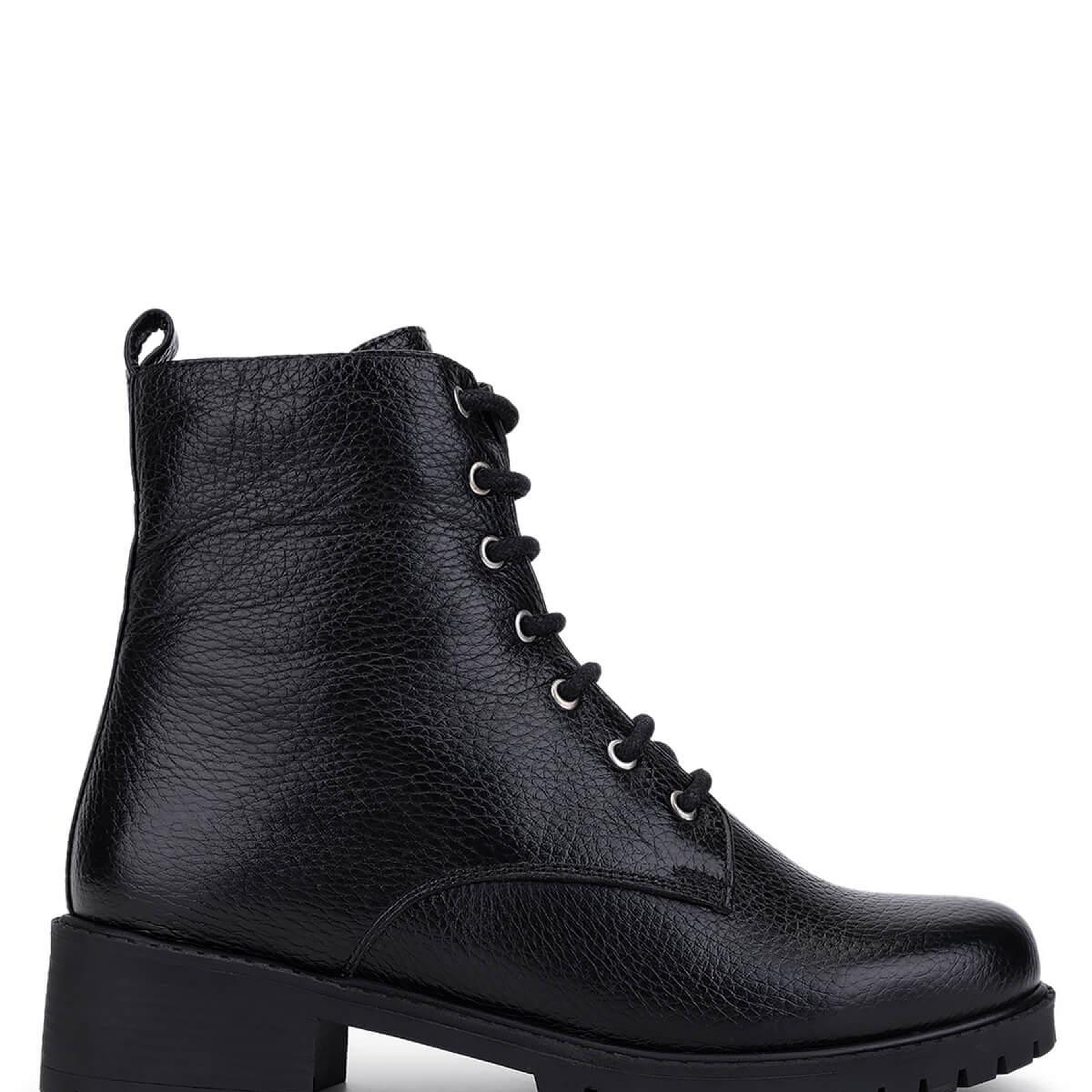 Tamer Tanca Kadın Hakiki Deri Siyah Floter Casual Bot