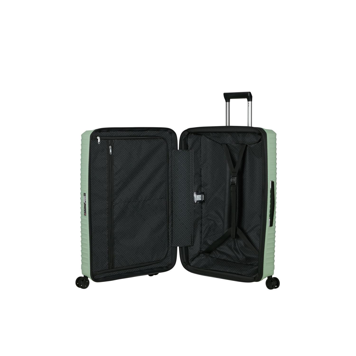 Samsonite Yeşil Spinner Upscape Körüklü 75/28 Büyük Boy Valiz