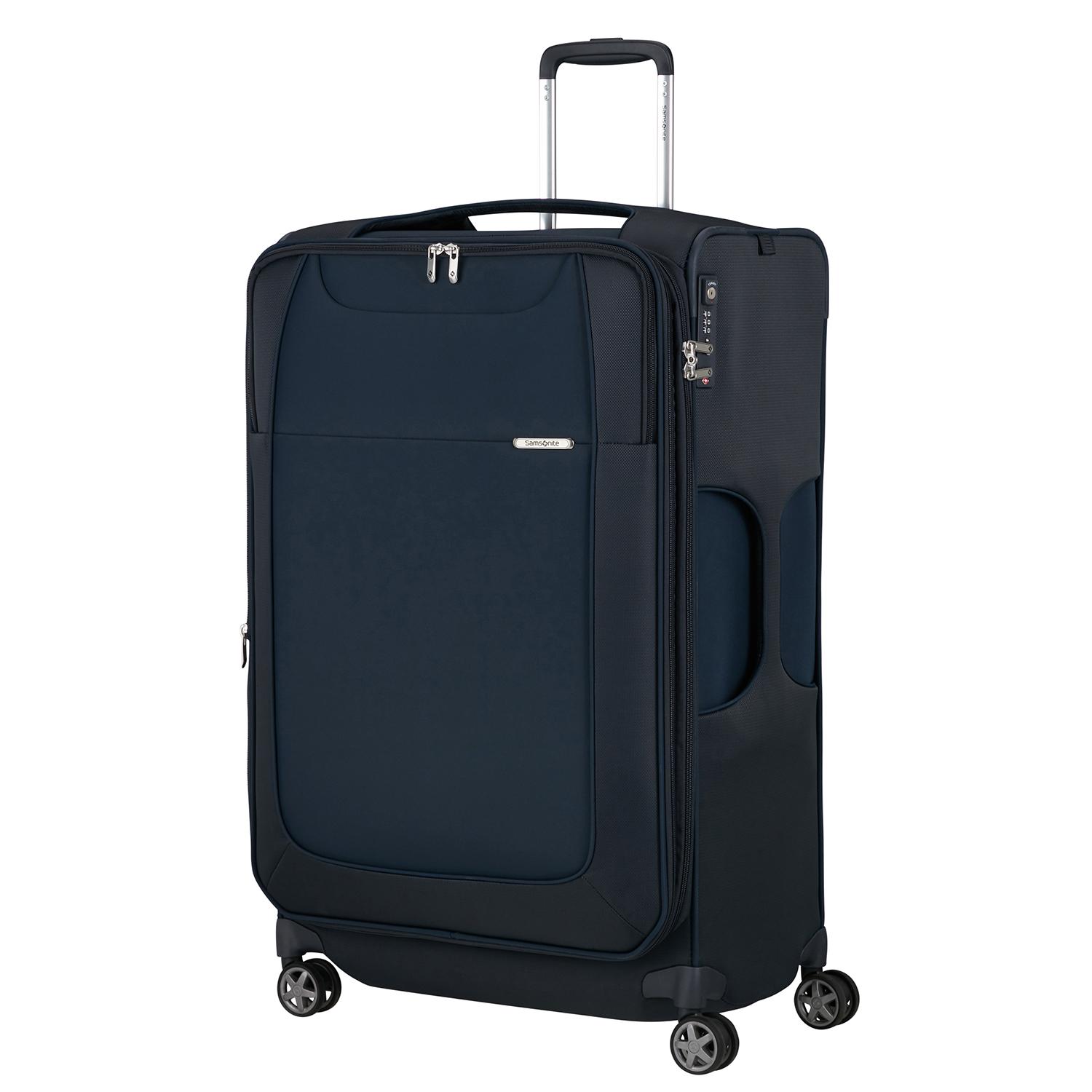 Samsonite Lacivert Spinner D'lite - Körüklü 4 Tekerlekli 78 cm Büyük Boy Valiz