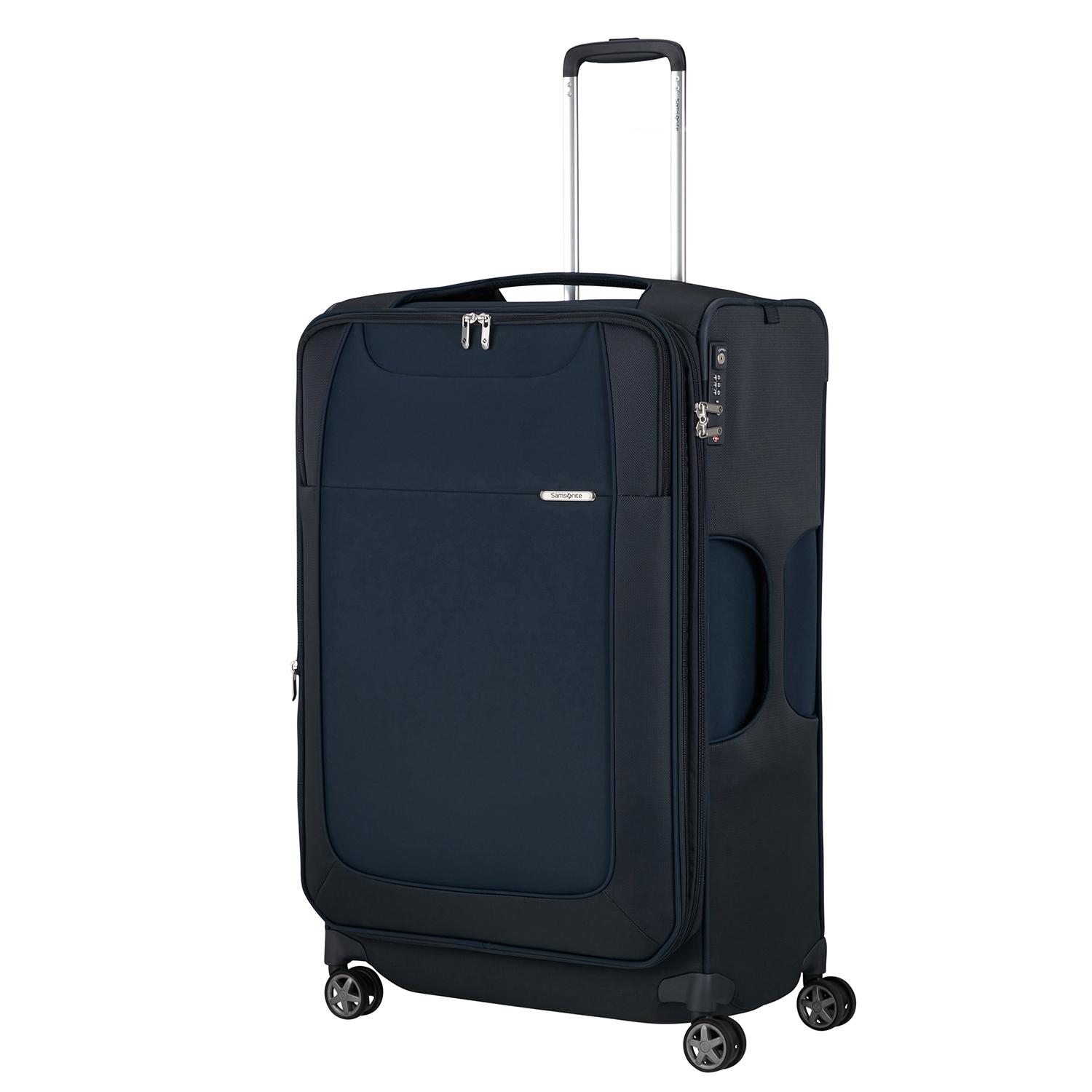 Samsonite Lacivert Spinner D'lite - Körüklü 4 Tekerlekli 78 cm Büyük Boy Valiz