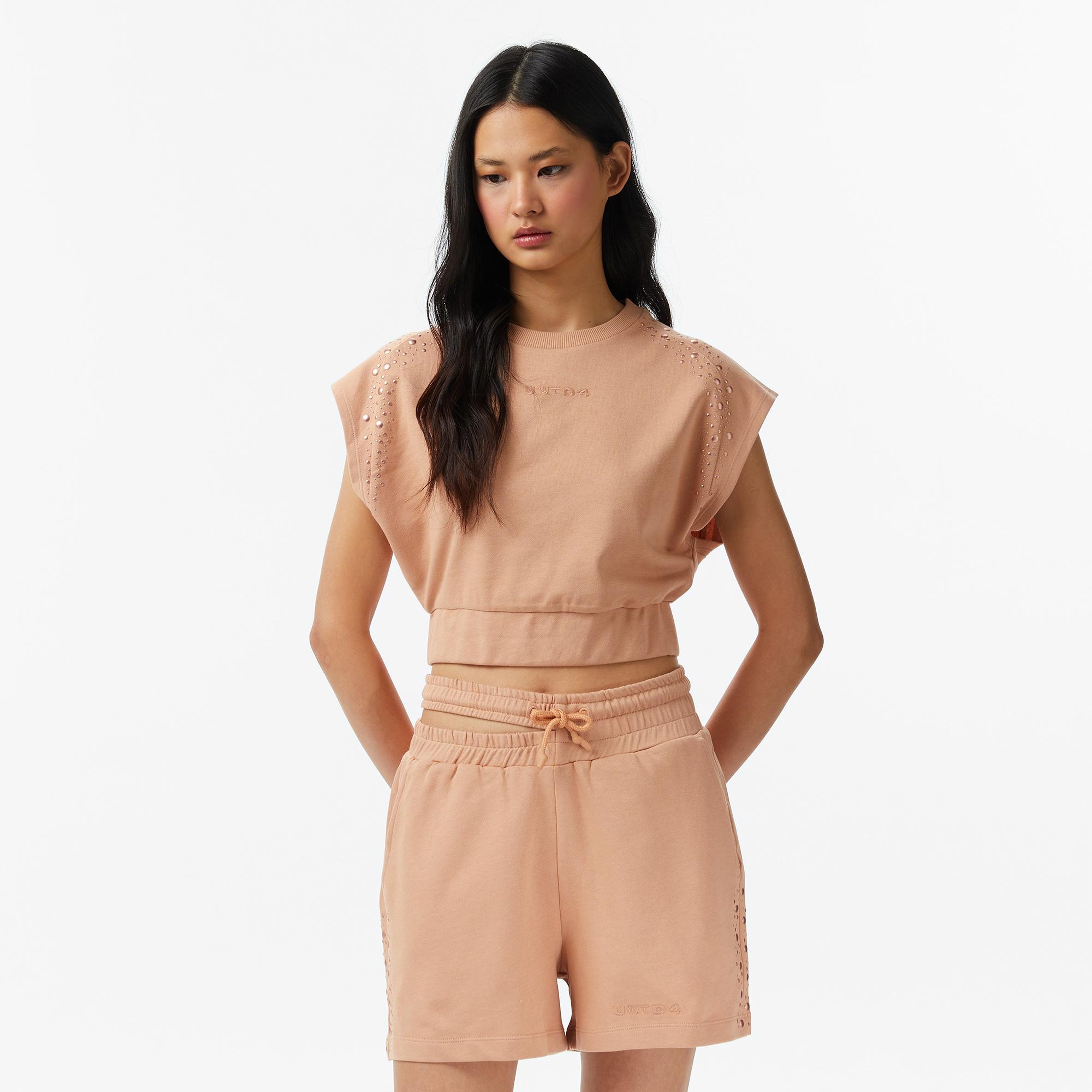 UNITED4 Regular Fit Kadın Pembe T-Shirt