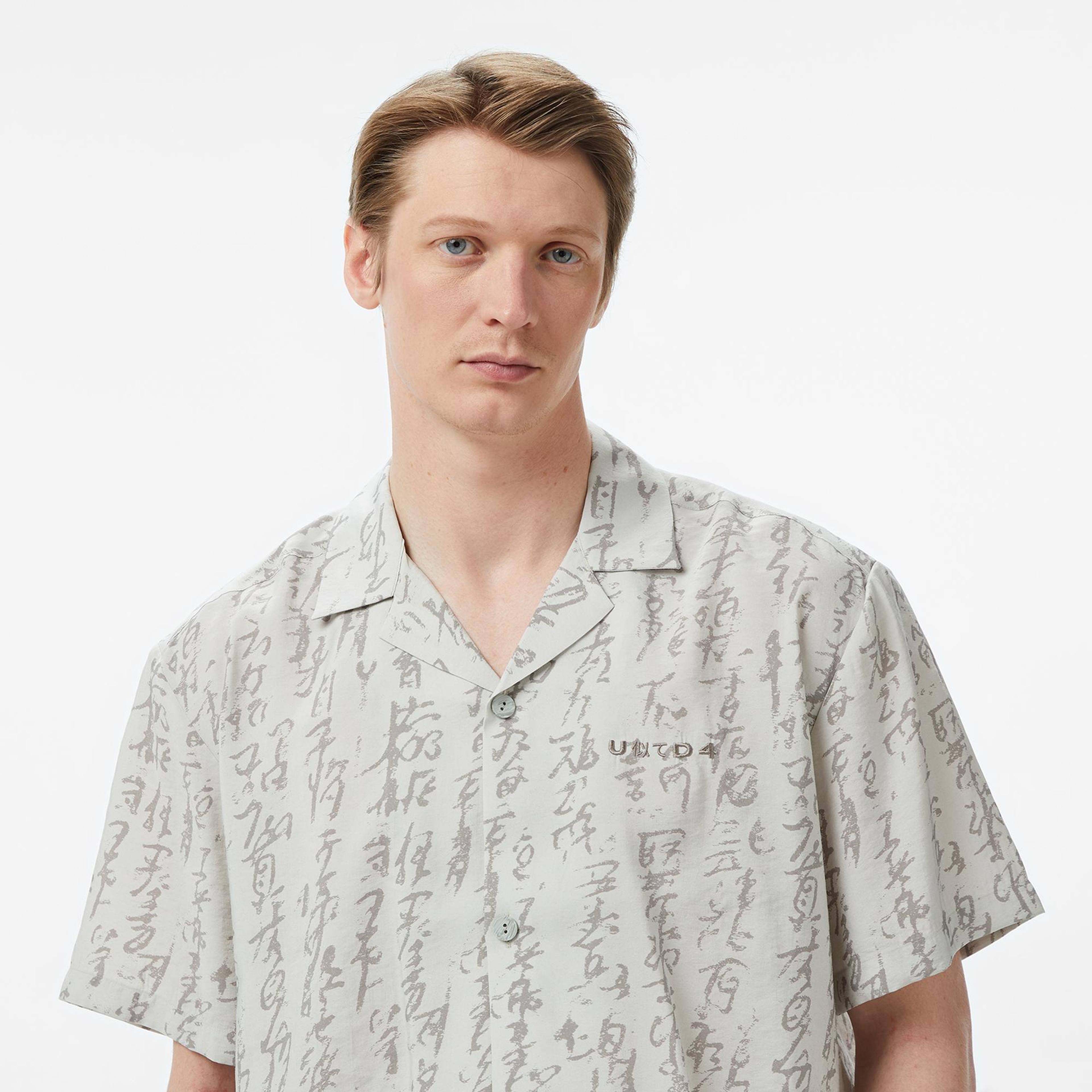 UNITED4 Classic Fit Erkek Krem Gömlek