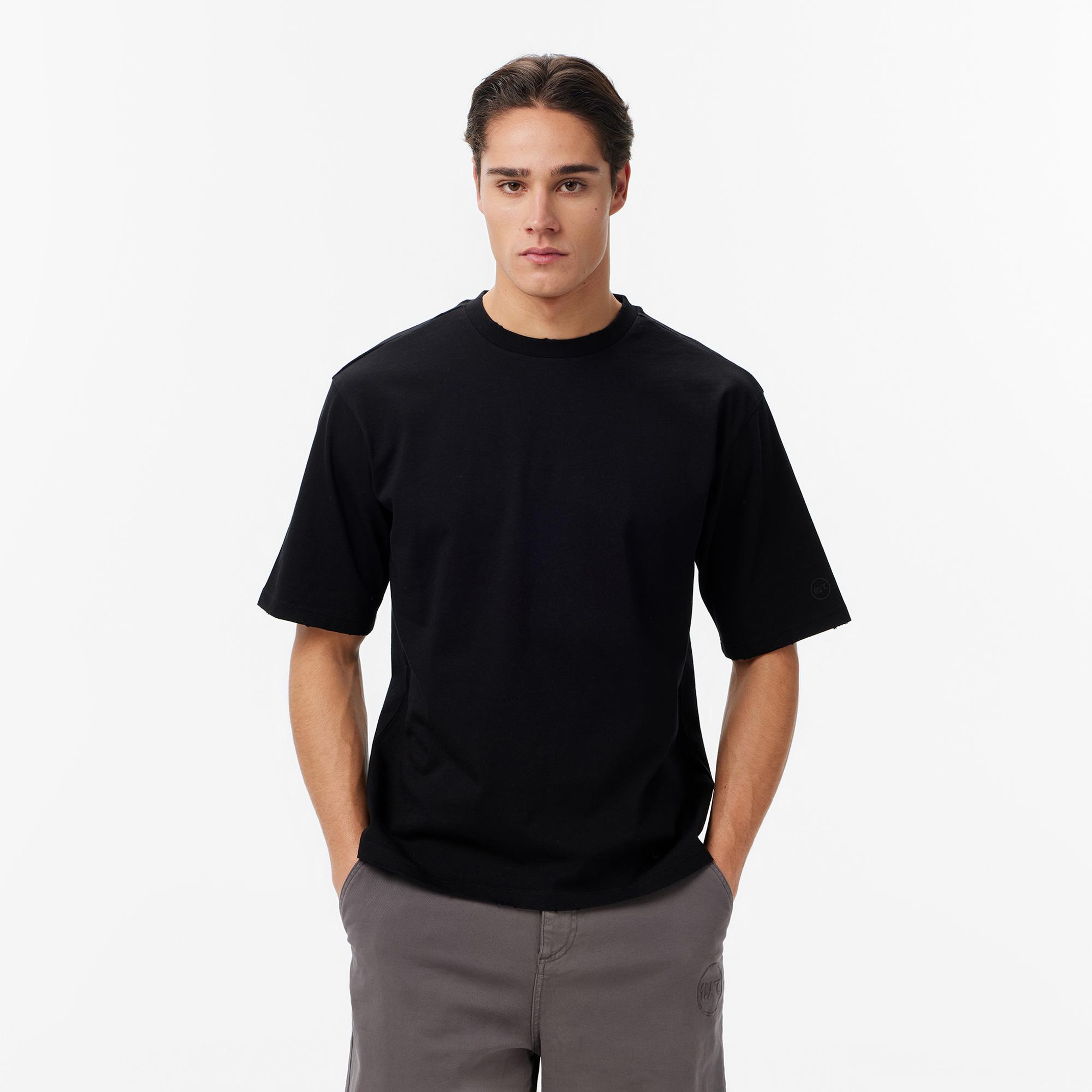 UNITED4 Erkek Siyah T-Shirt