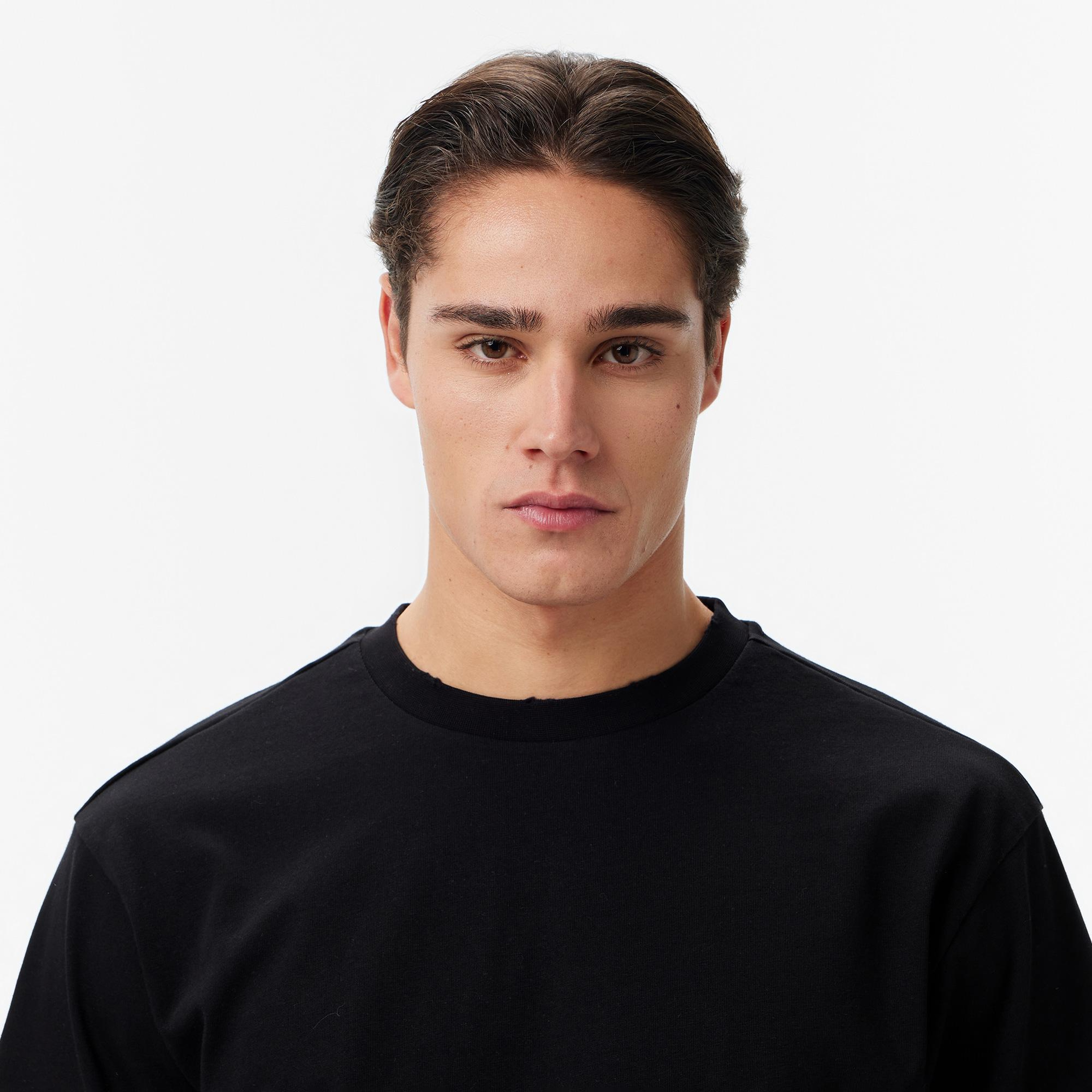 UNITED4 Erkek Siyah T-Shirt