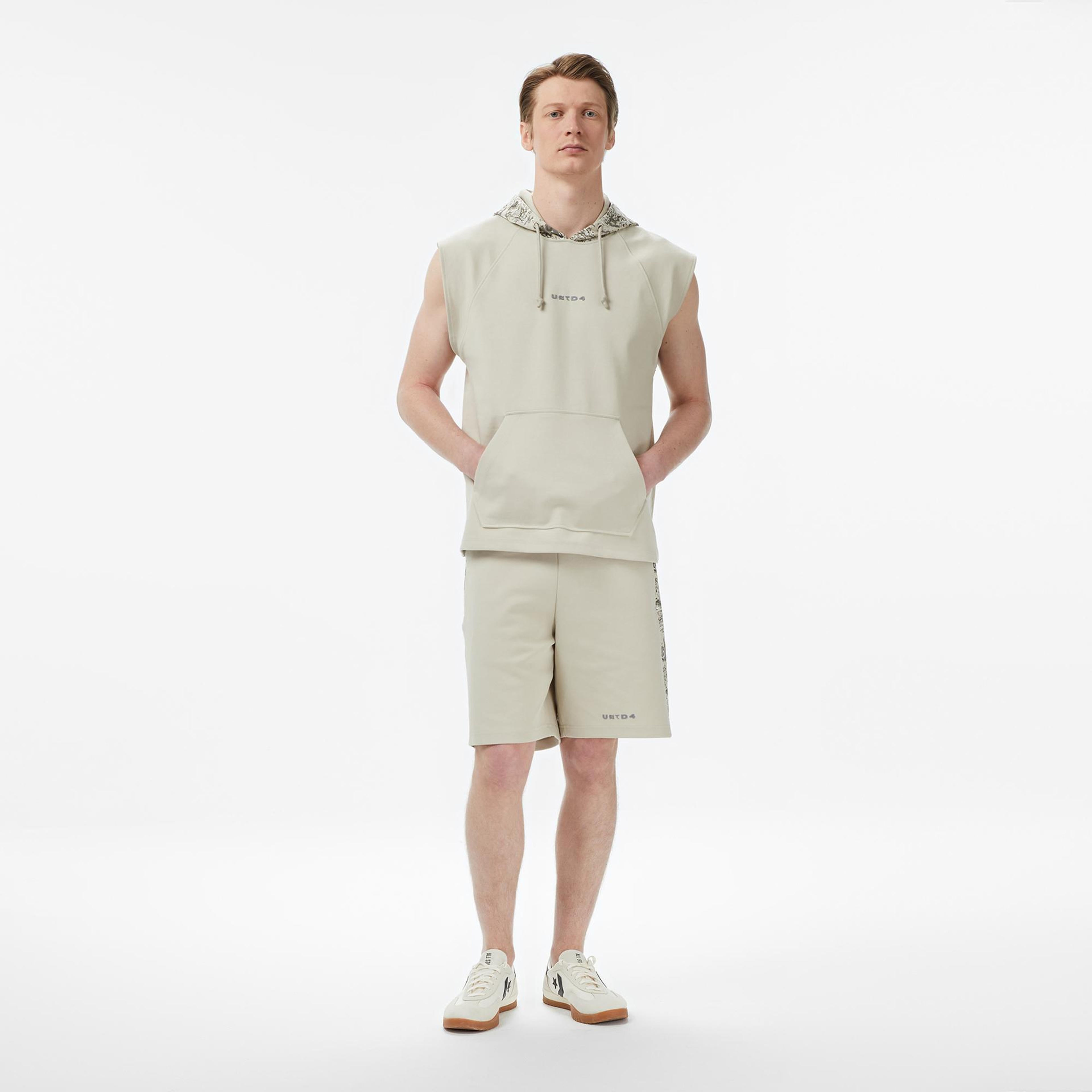 UNITED4 Comfort Fit Erkek Krem Sweatshirt