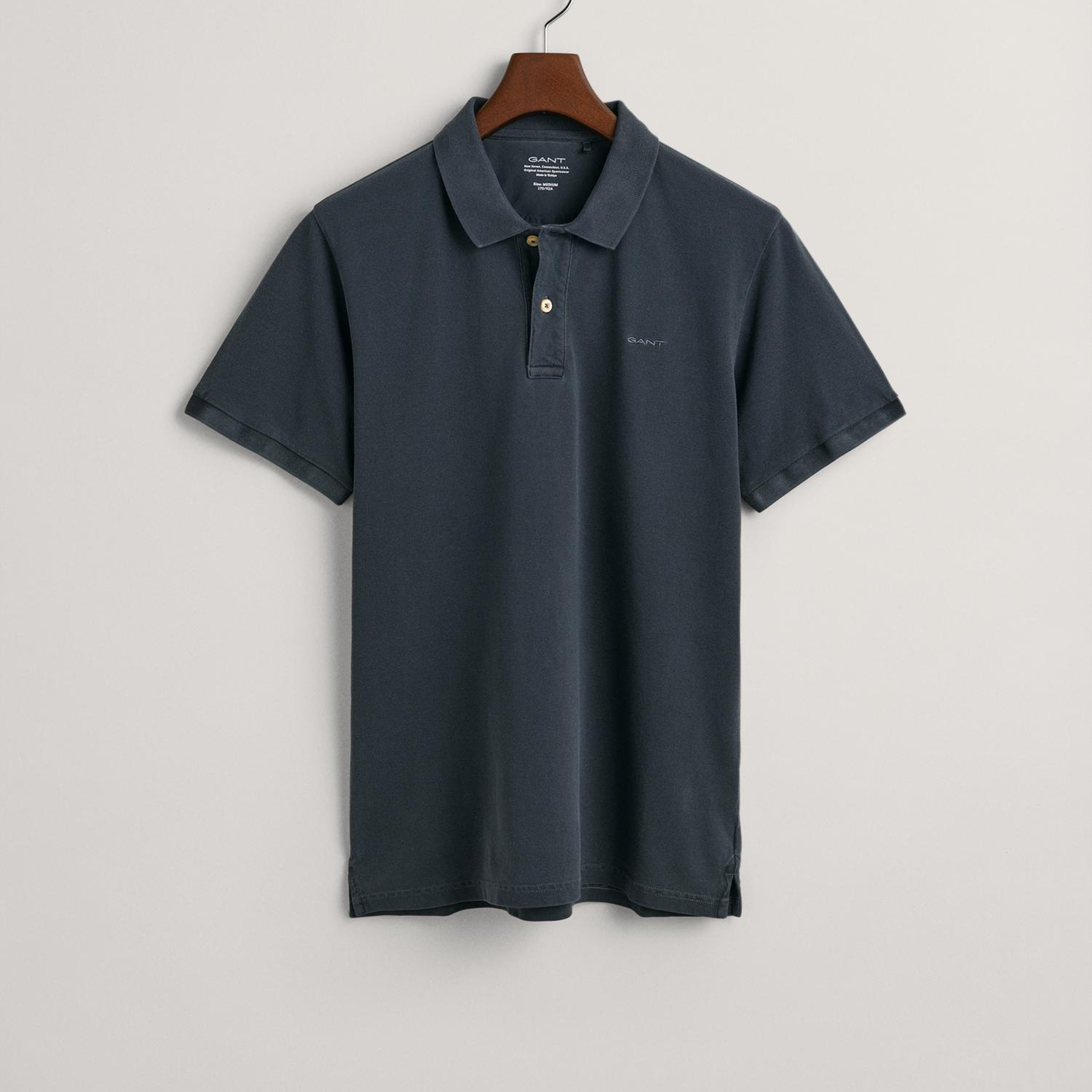 GANT Erkek Siyah Regular Fit Polo