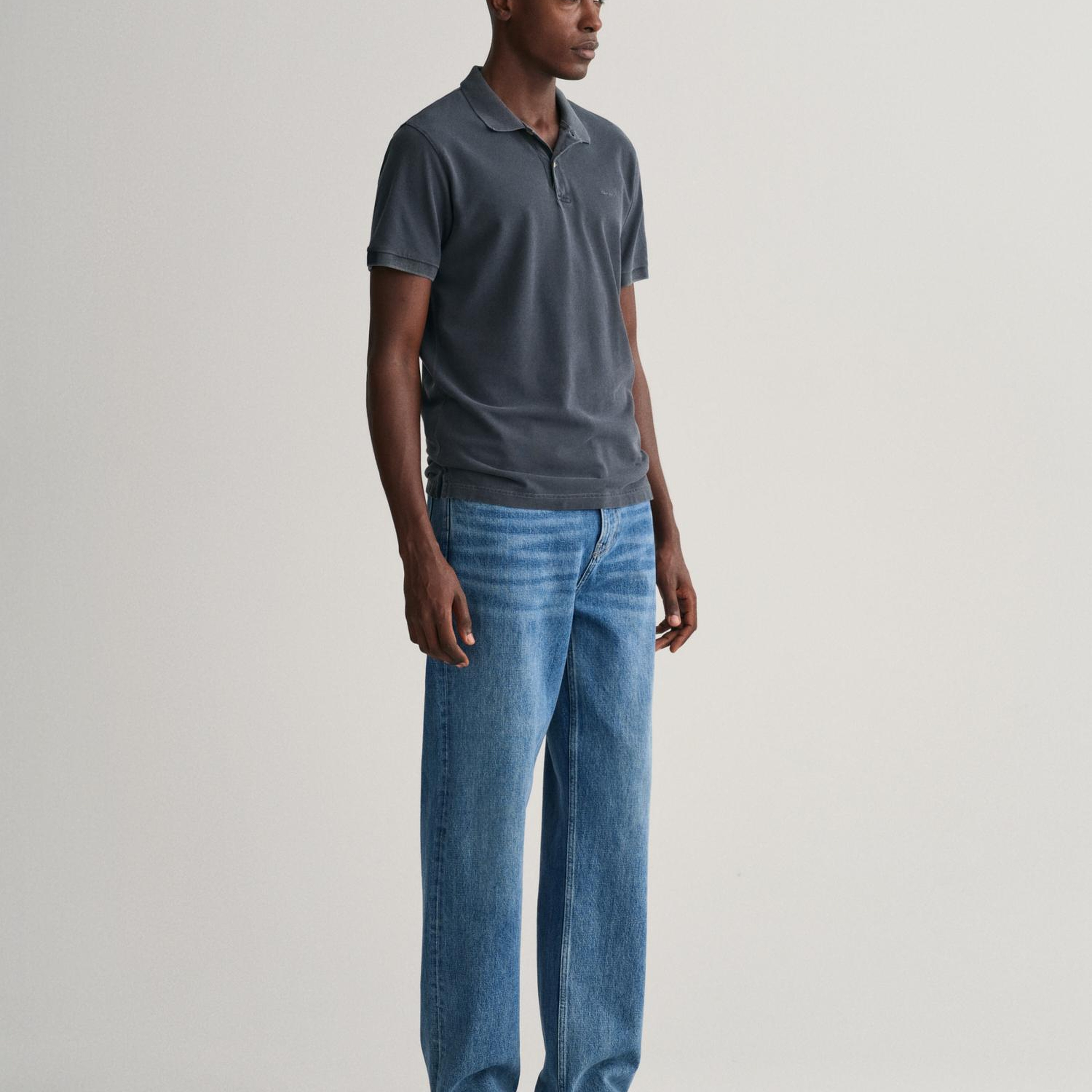 GANT Erkek Siyah Regular Fit Polo