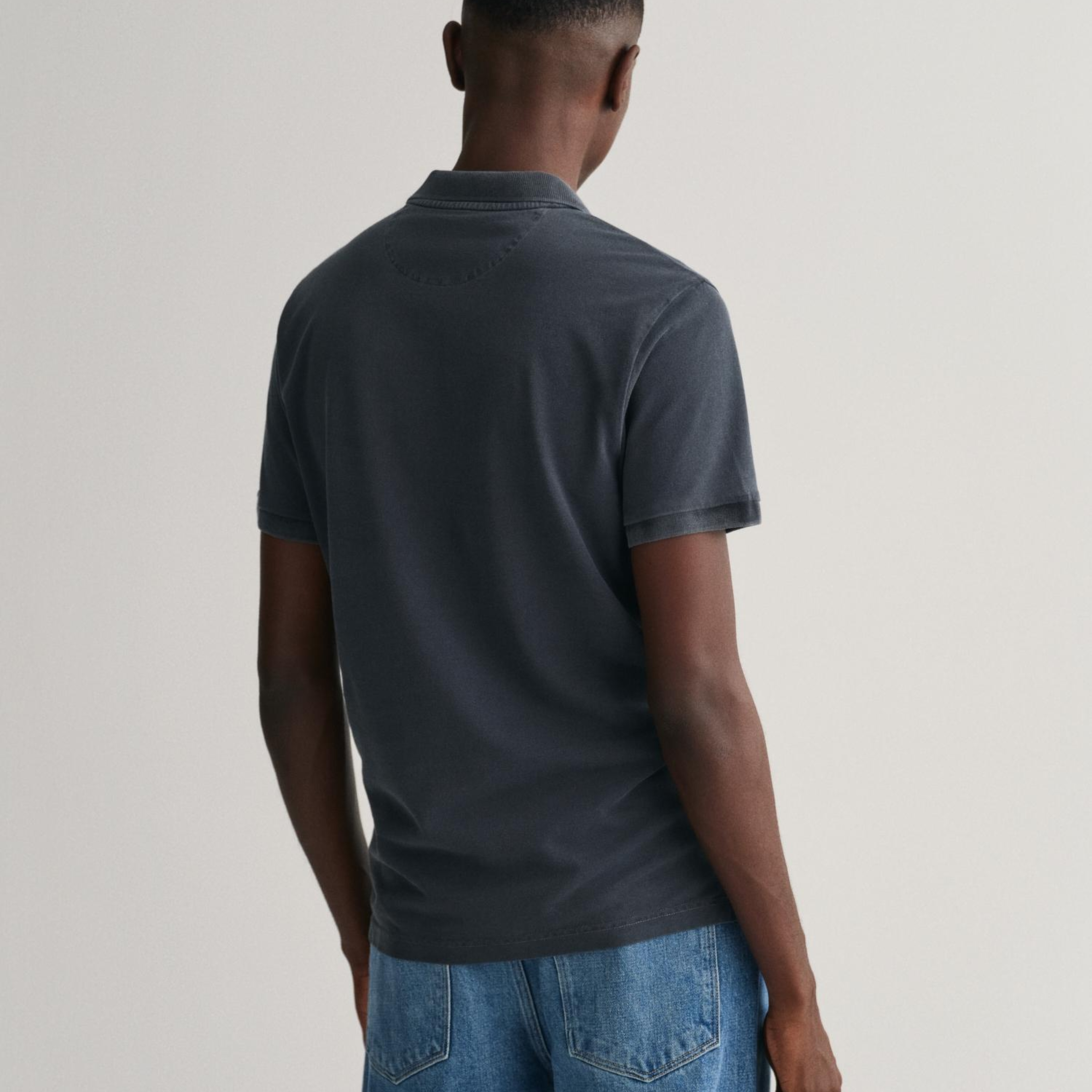 GANT Erkek Siyah Regular Fit Polo
