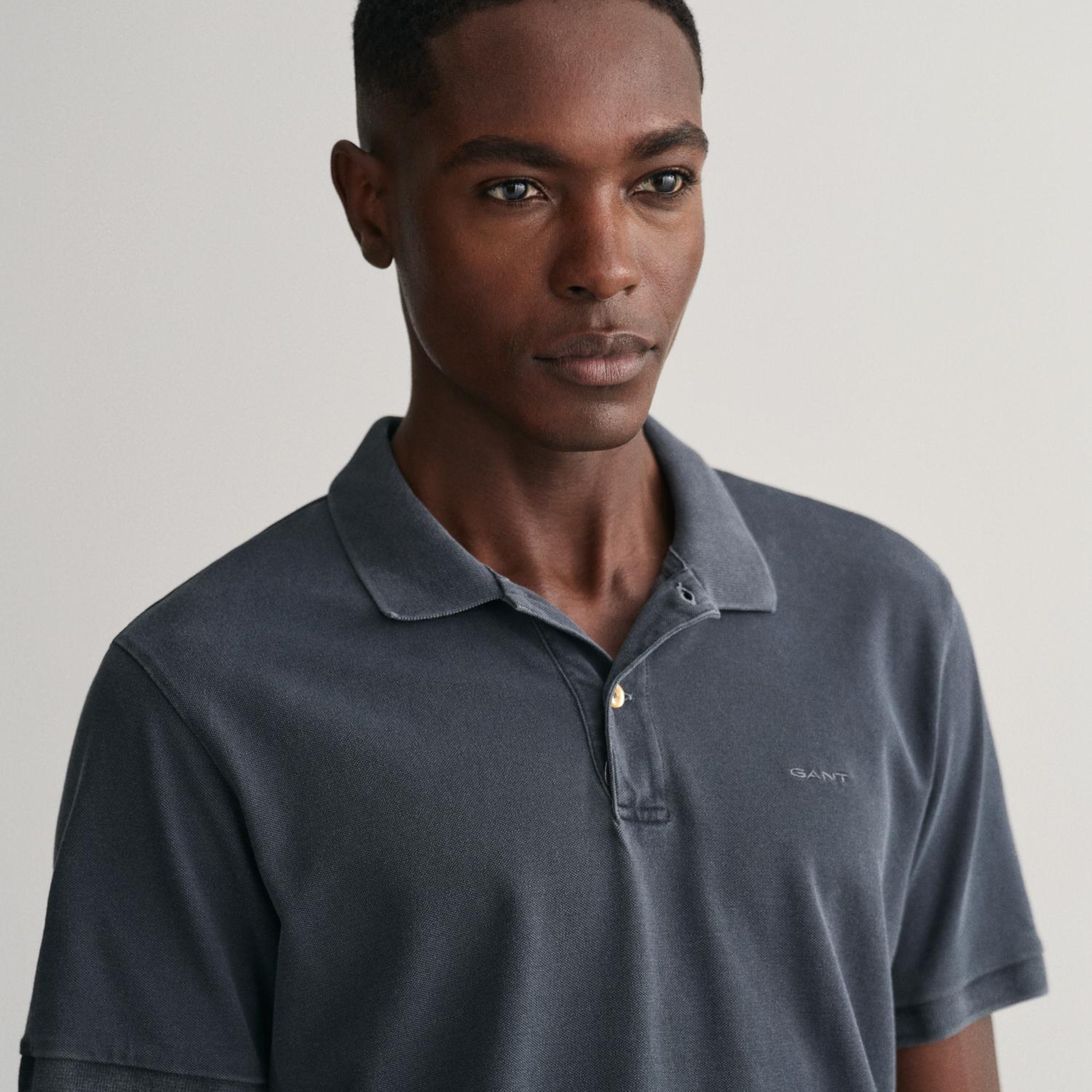 GANT Erkek Siyah Regular Fit Polo