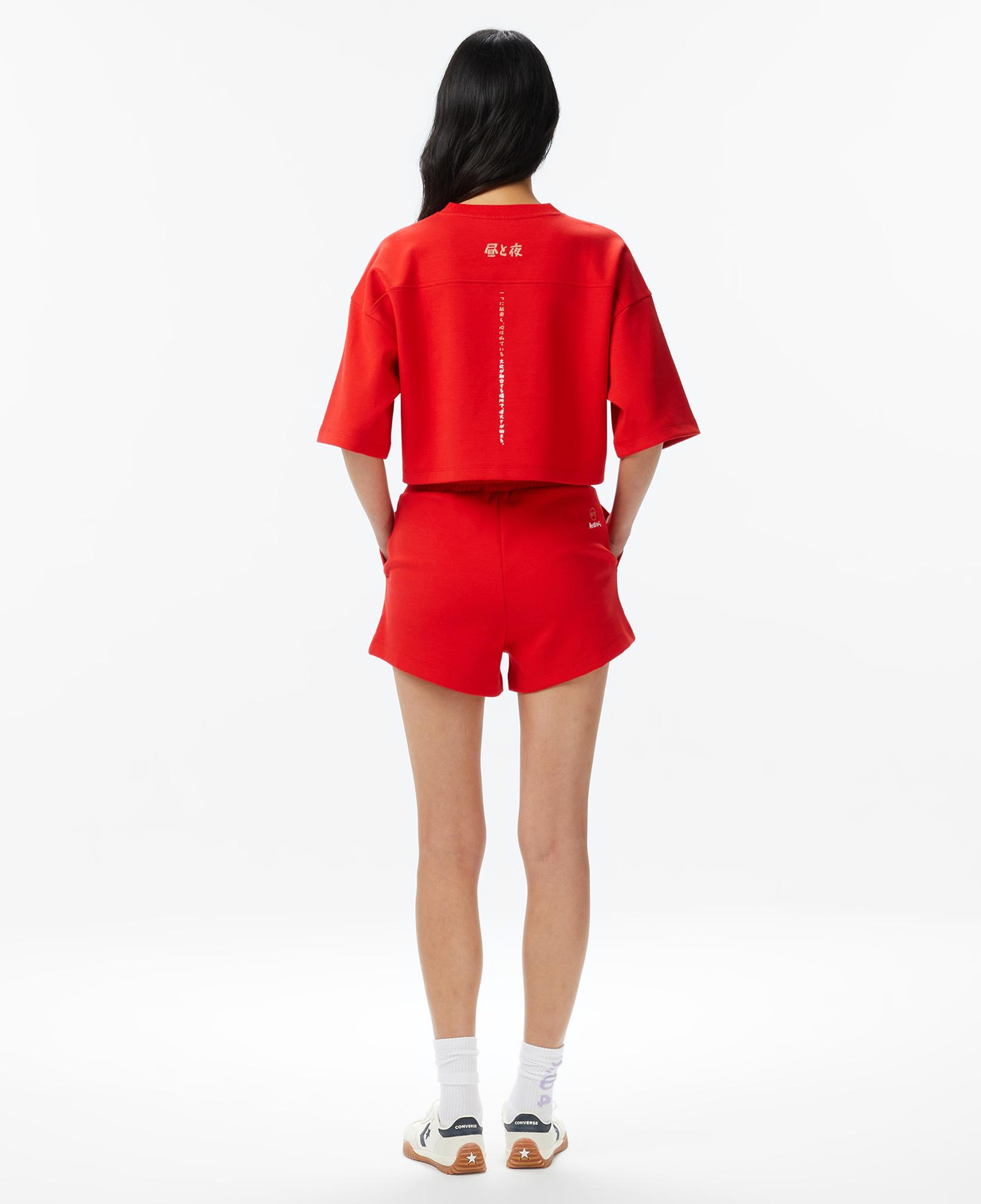 UNITED4 Regular Fit Kadın Kırmızı Şort