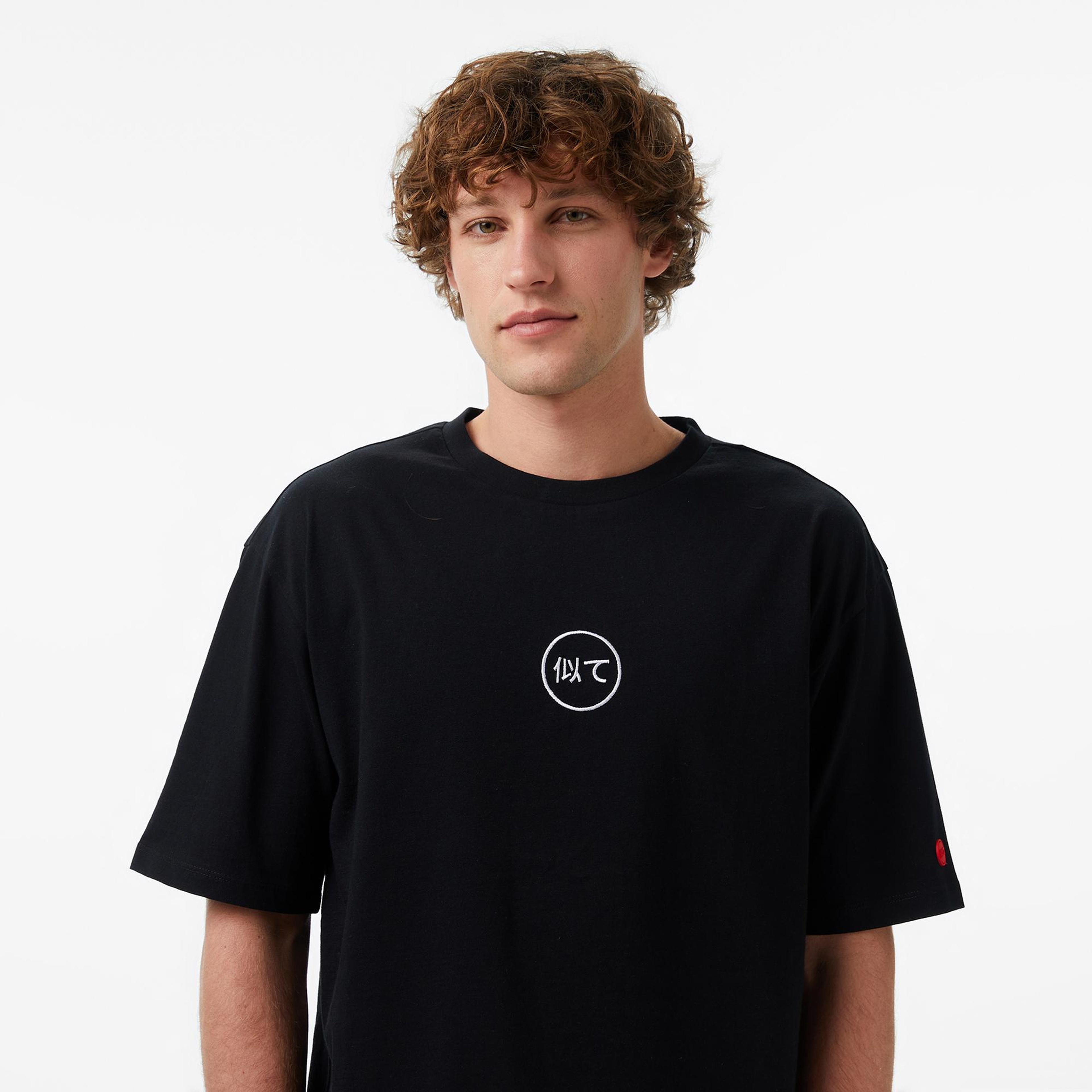 UNITED4 Regular Fit Erkek Siyah T-Shirt