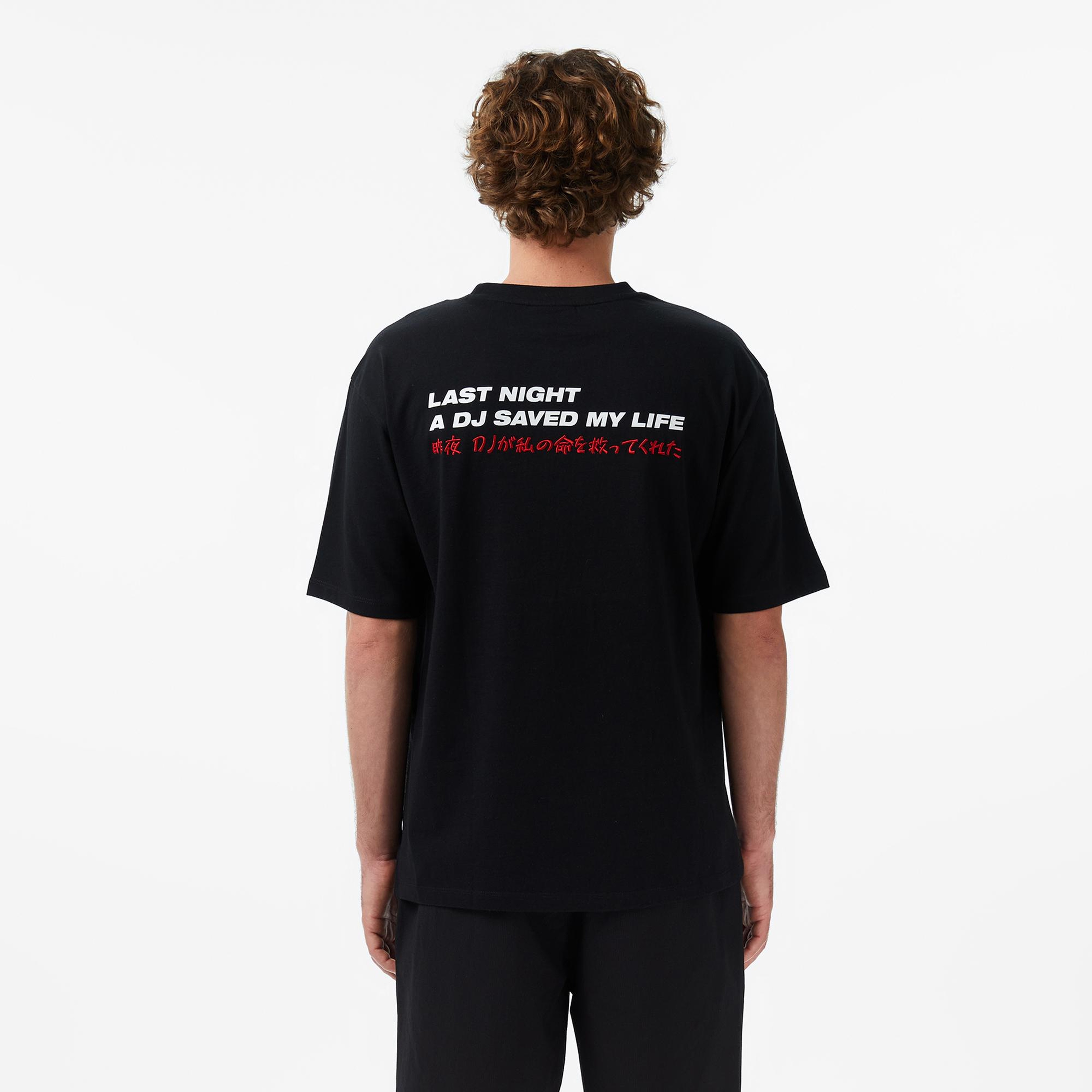 UNITED4 Regular Fit Erkek Siyah T-Shirt