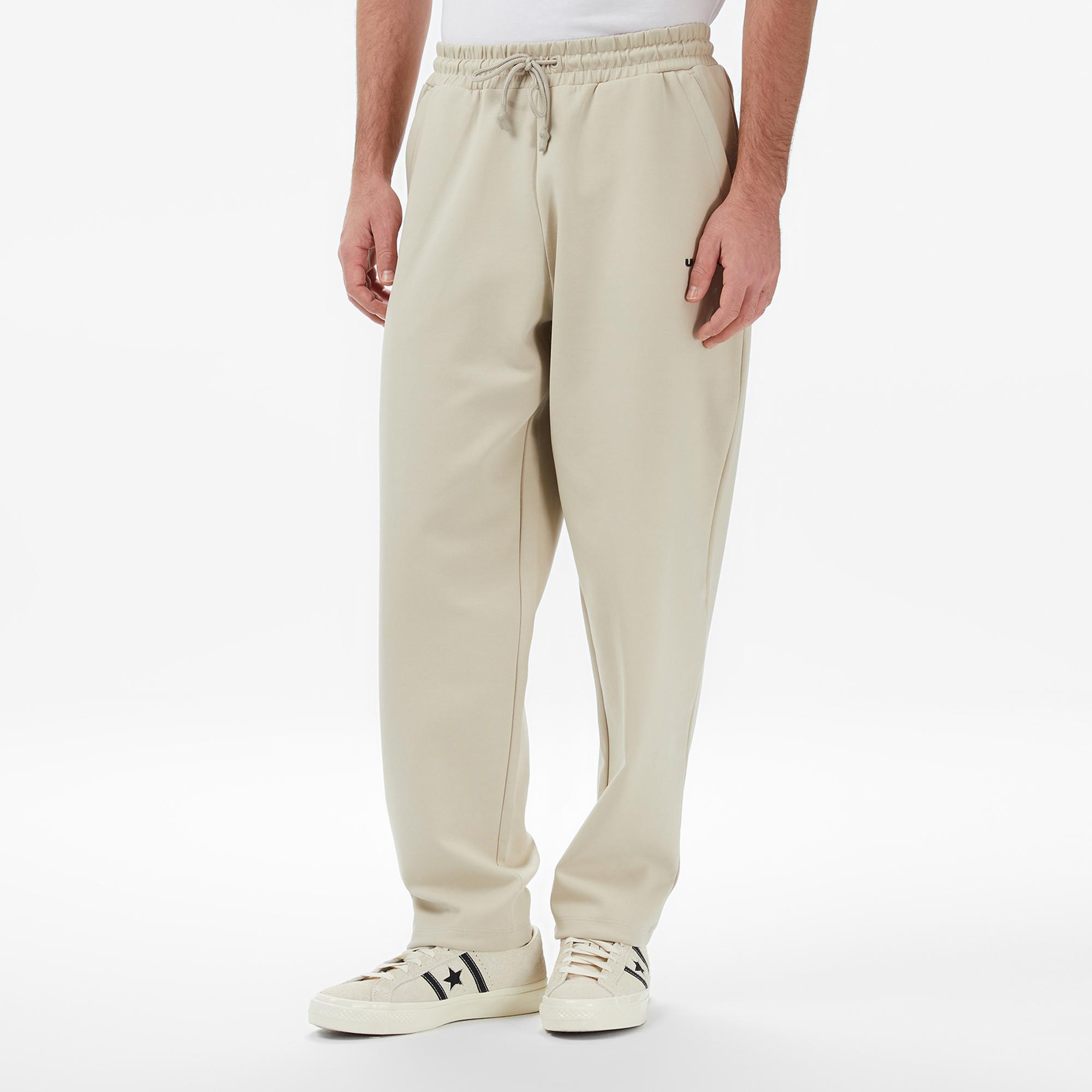 UNITED4 Oversize Fit Erkek Krem Eşofman Altı