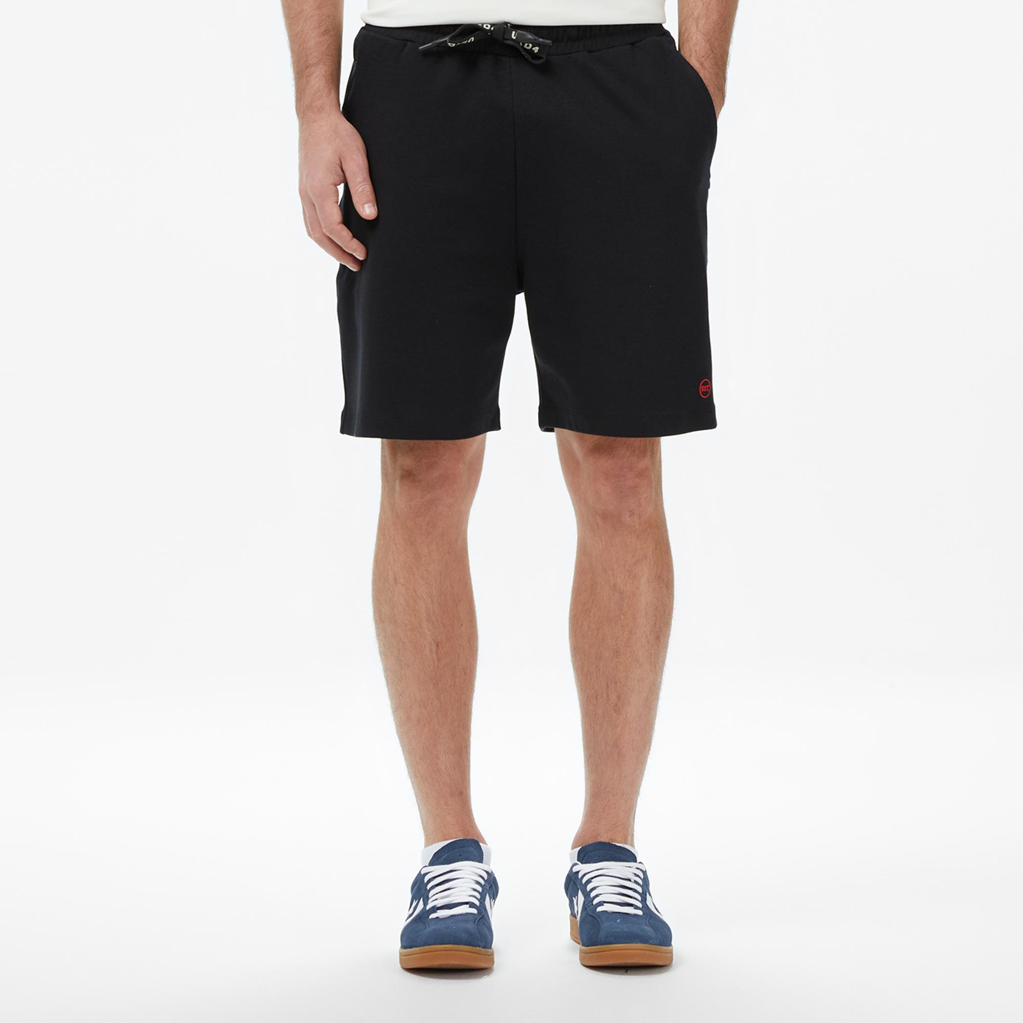 UNITED4 Regular Fit Erkek Siyah Şort