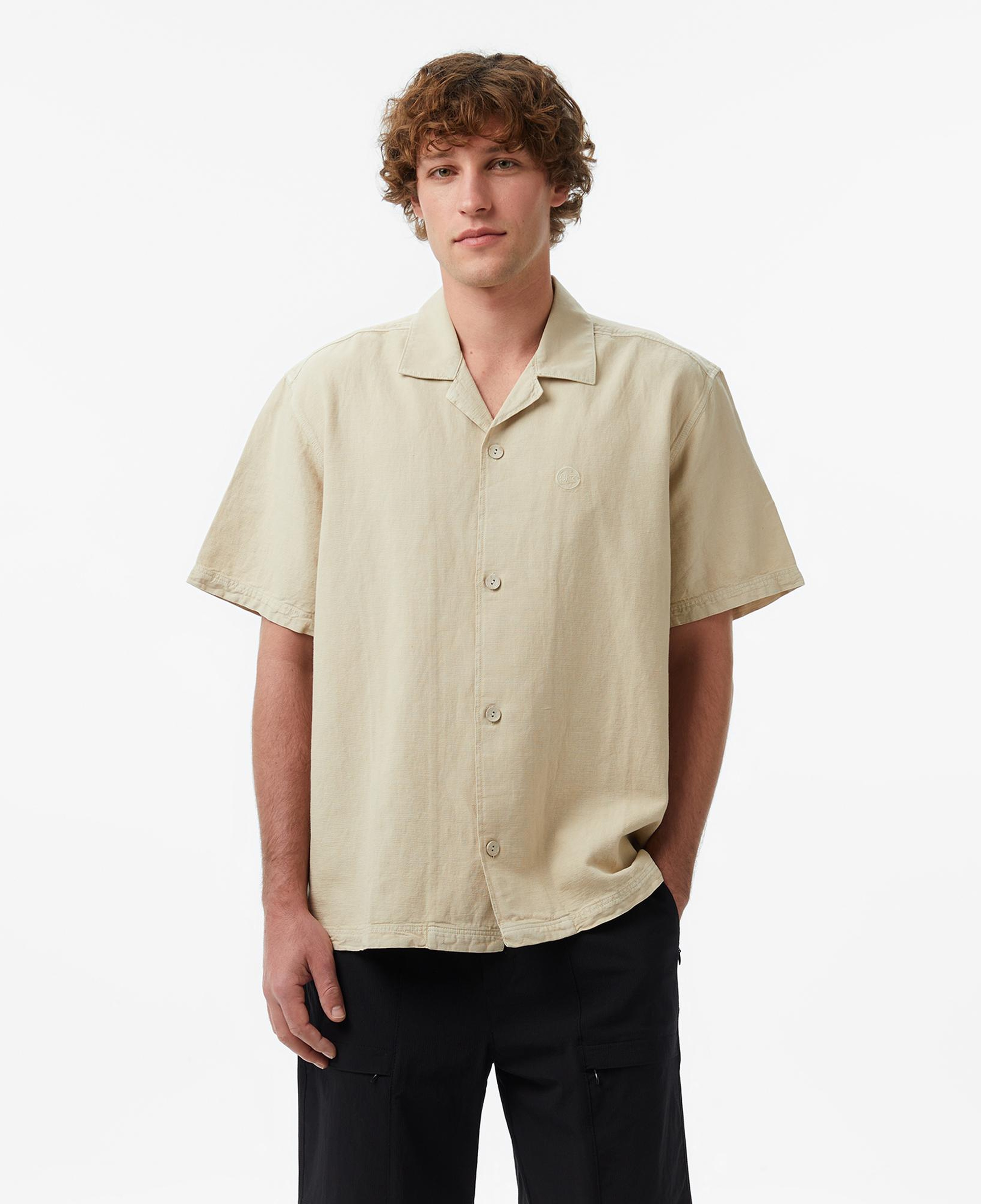 UNITED4 Comfort Fit Erkek Krem Gömlek