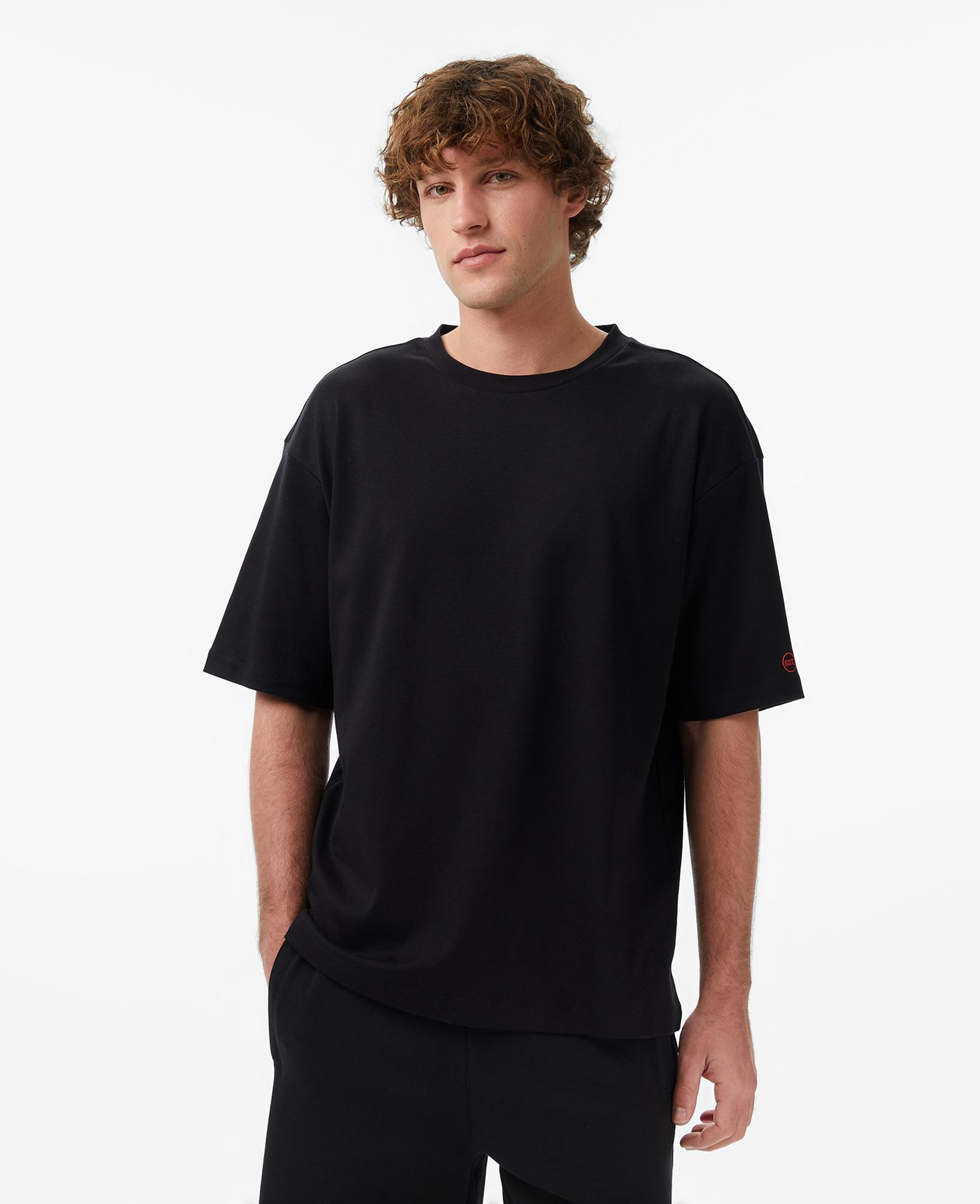 UNITED4 Regular Fit Erkek Siyah T-Shirt