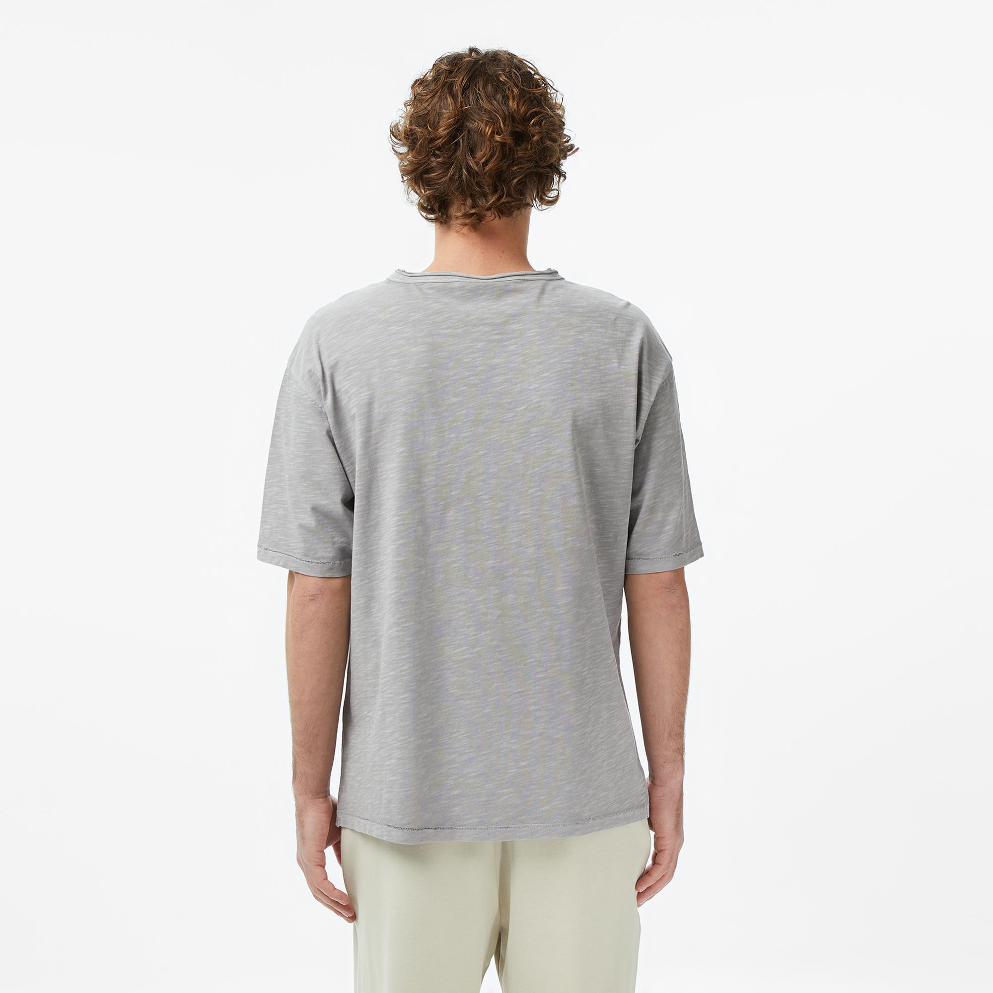 UNITED4 Regular Fit Erkek Gri T-Shirt