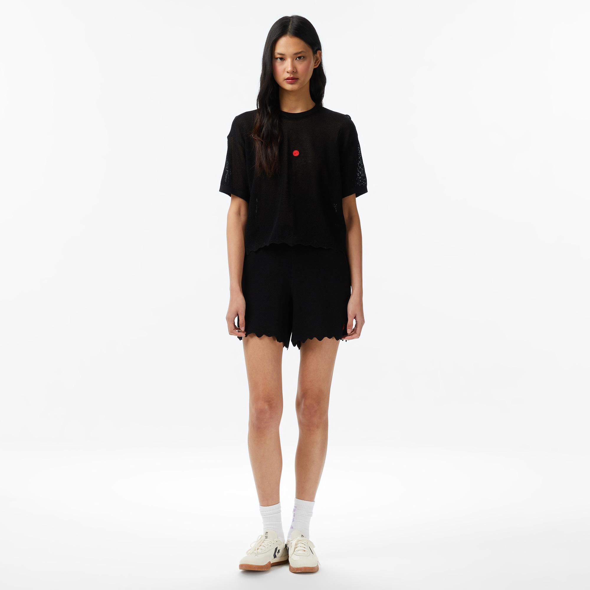 UNITED4 Regular Fit Kadın Siyah Şort