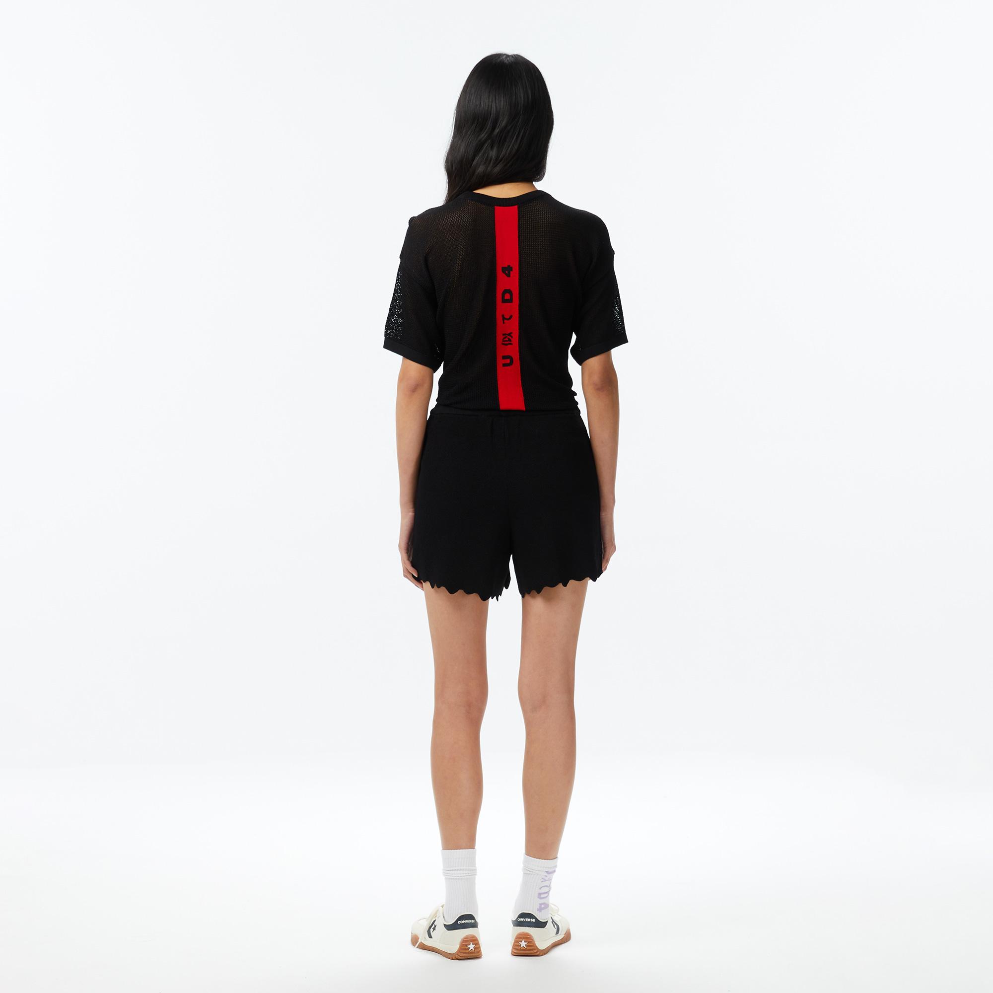 UNITED4 Regular Fit Kadın Siyah Şort