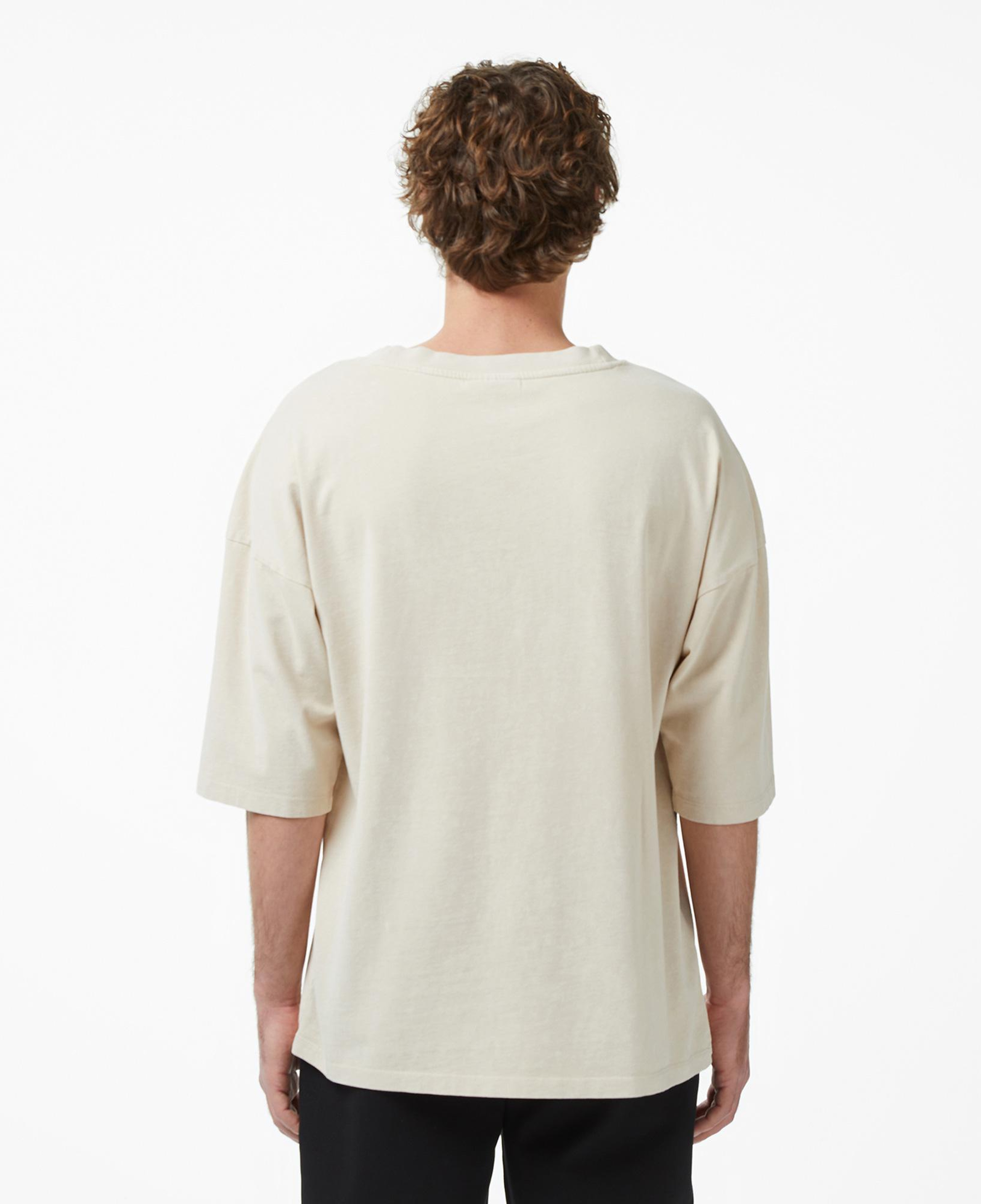 UNITED4 Oversize Fit Erkek Krem T-Shirt