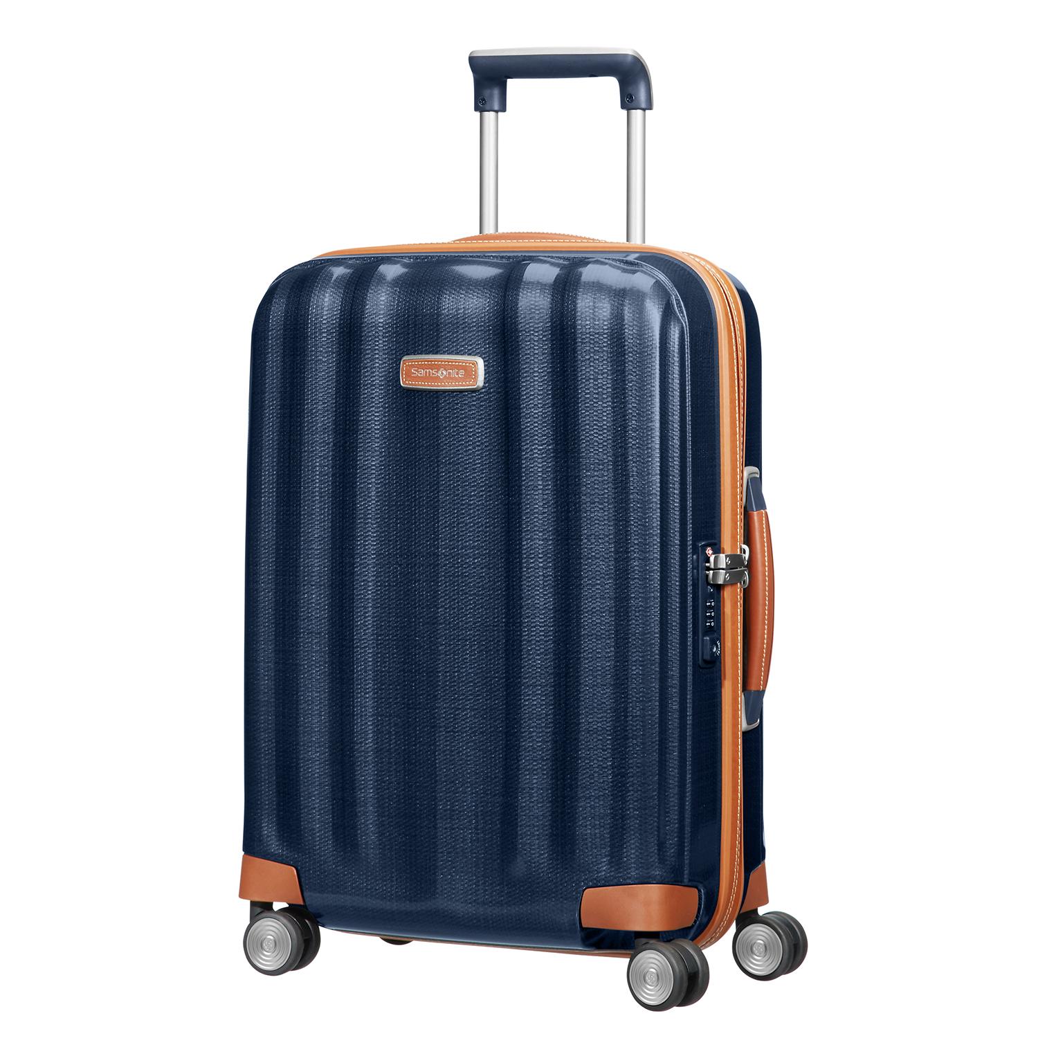 Samsonite Lacivert  Lite-Cube Dlx Spinner - 55/20 Kabin Boy Valiz