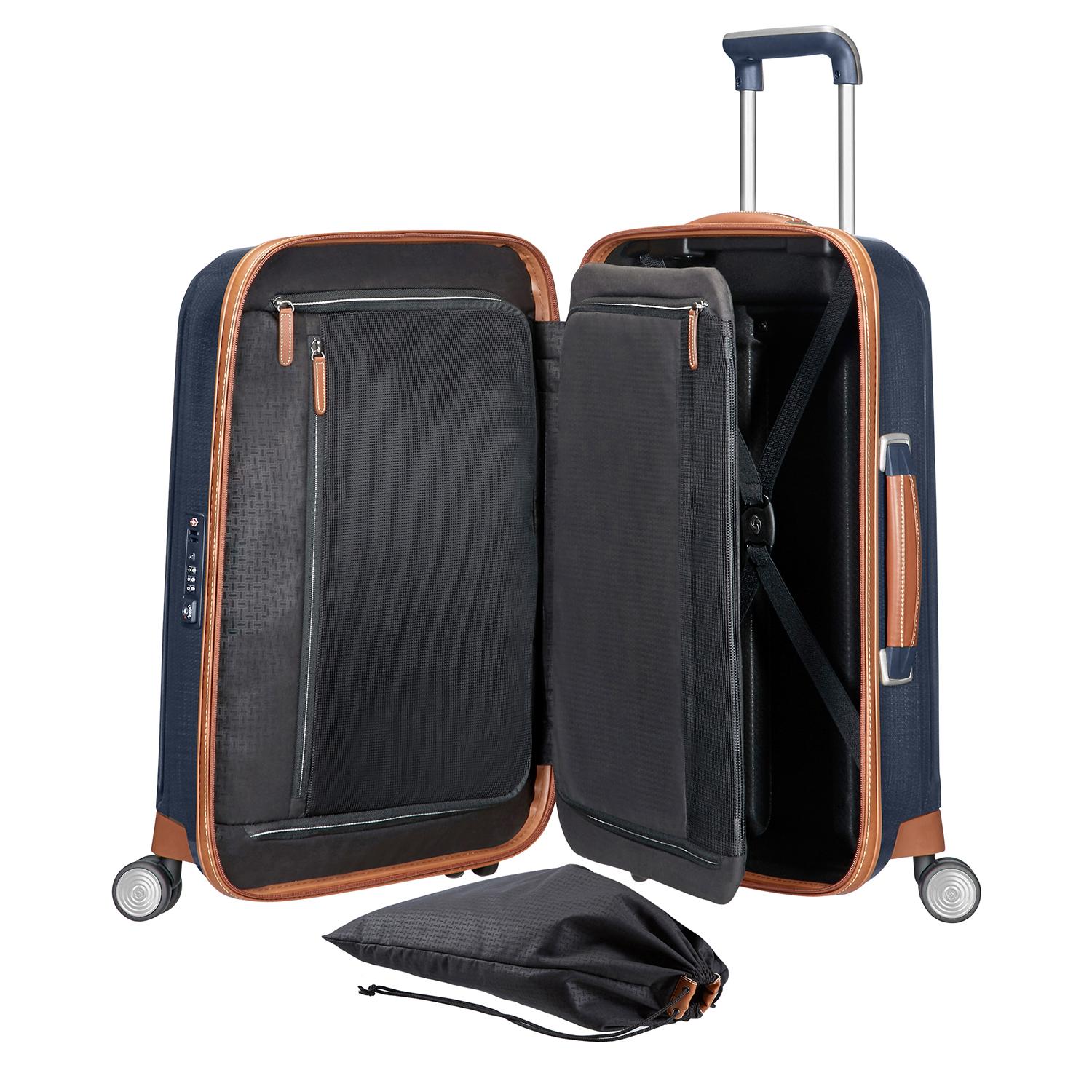 Samsonite Lacivert  Lite-Cube Dlx Spinner - 55/20 Kabin Boy Valiz