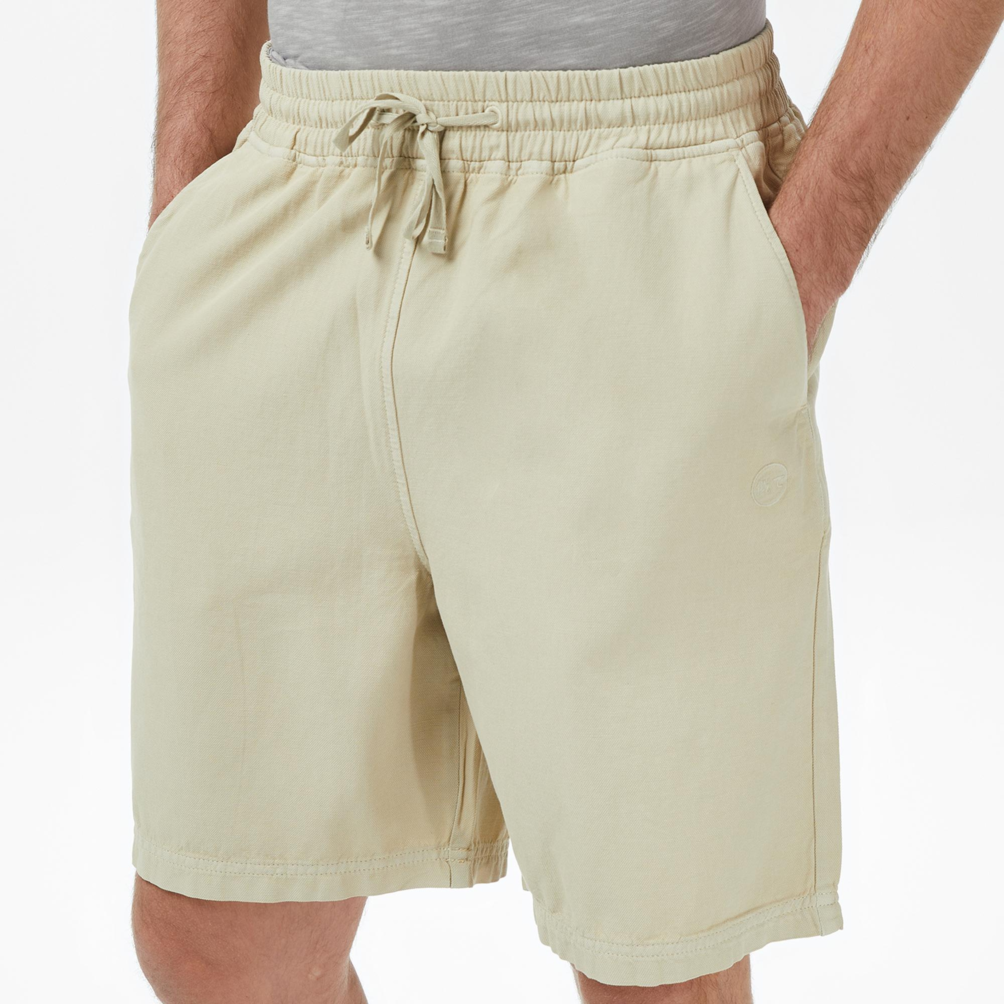 UNITED4 Regular Fit Erkek Krem Şort