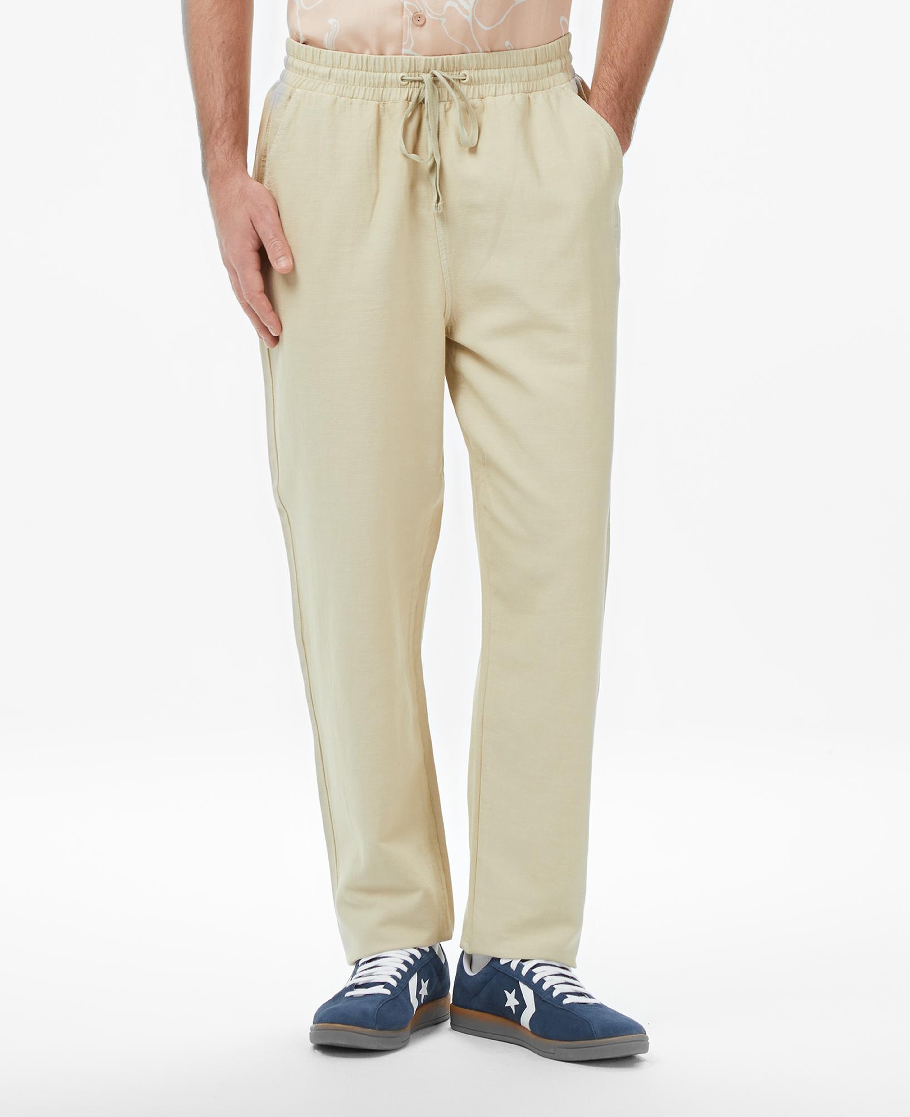 UNITED4 Regular Fit Erkek Krem Pantolon