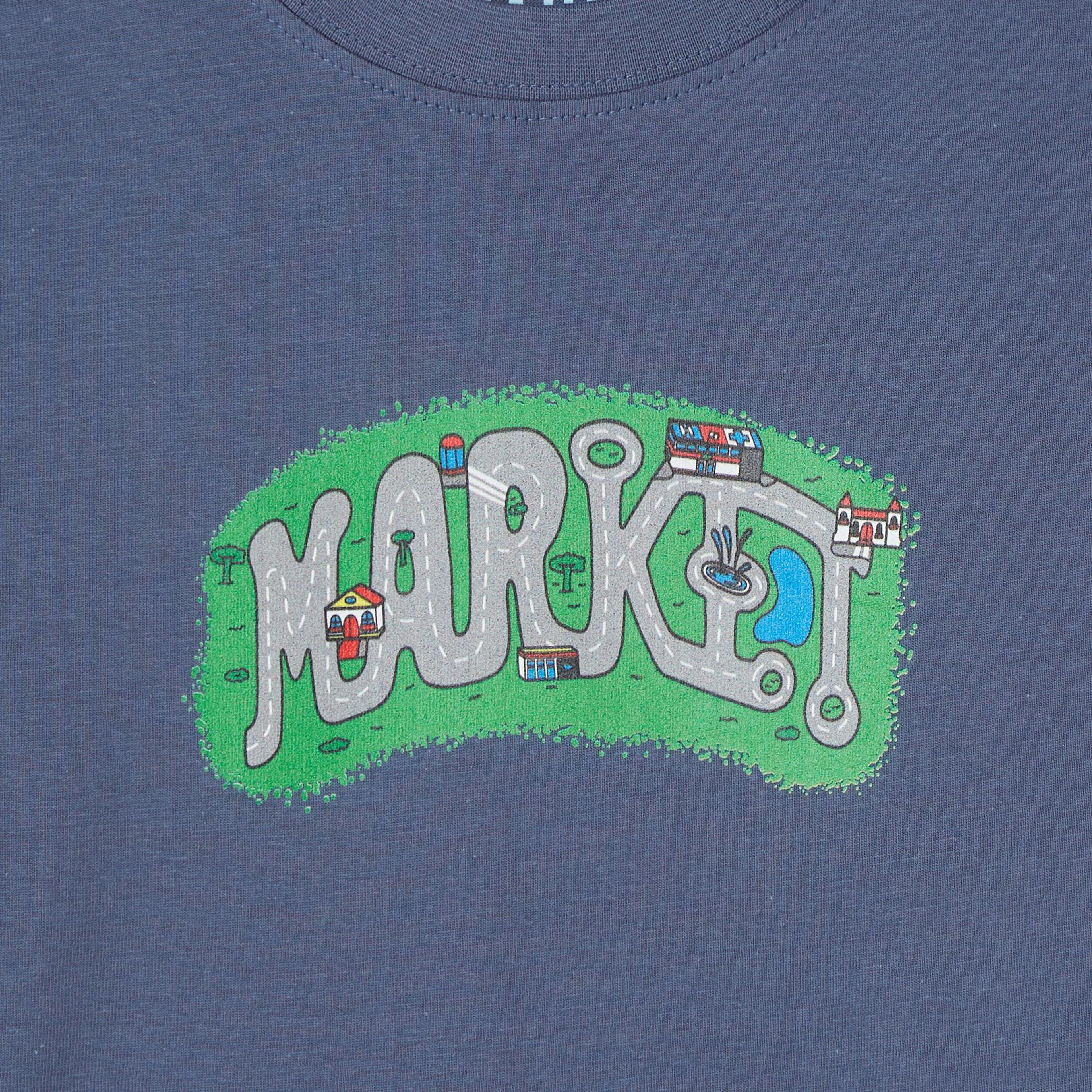 Market City Streets Çocuk Mavi T-Shirt