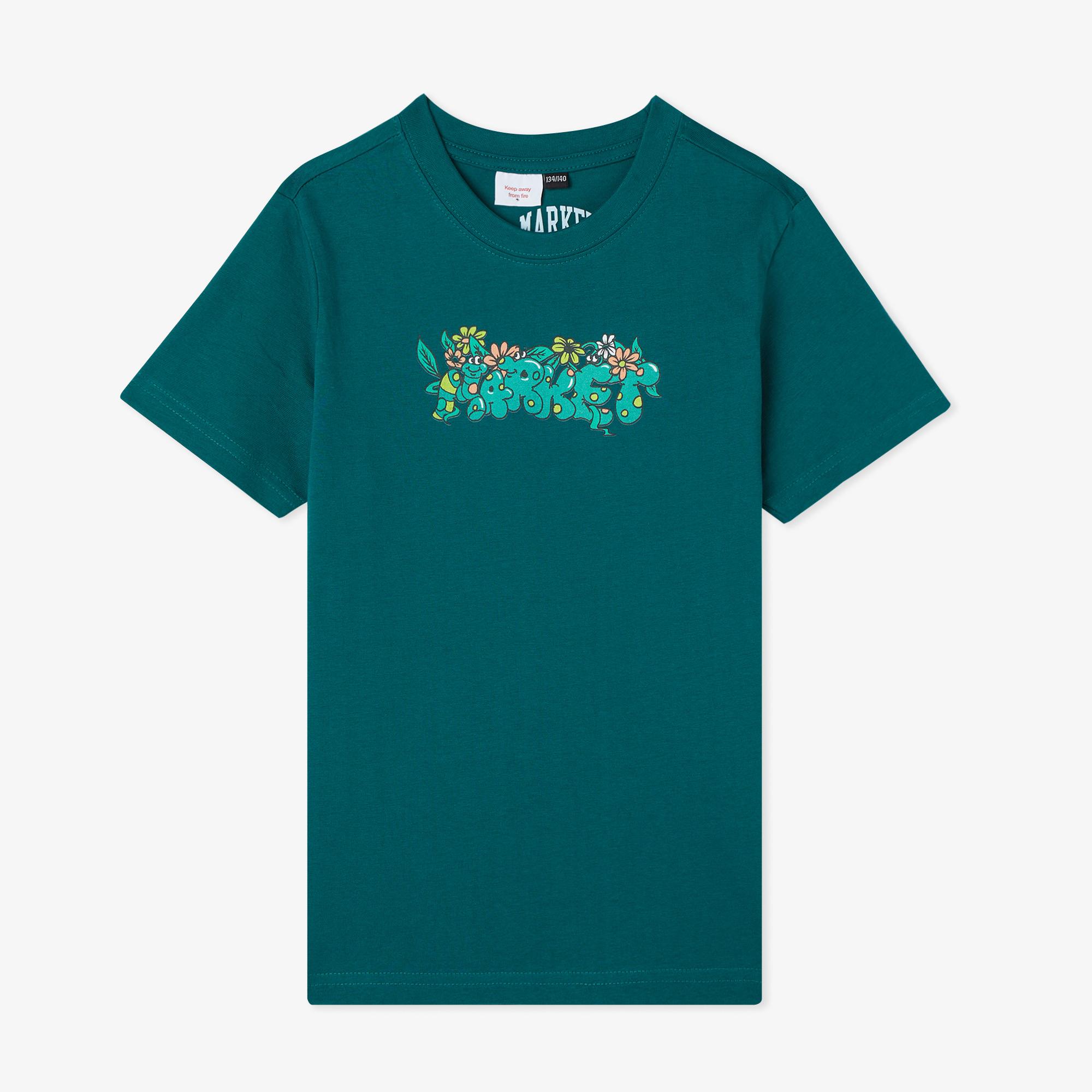 Market In The Garden Çocuk Yeşil T-Shirt