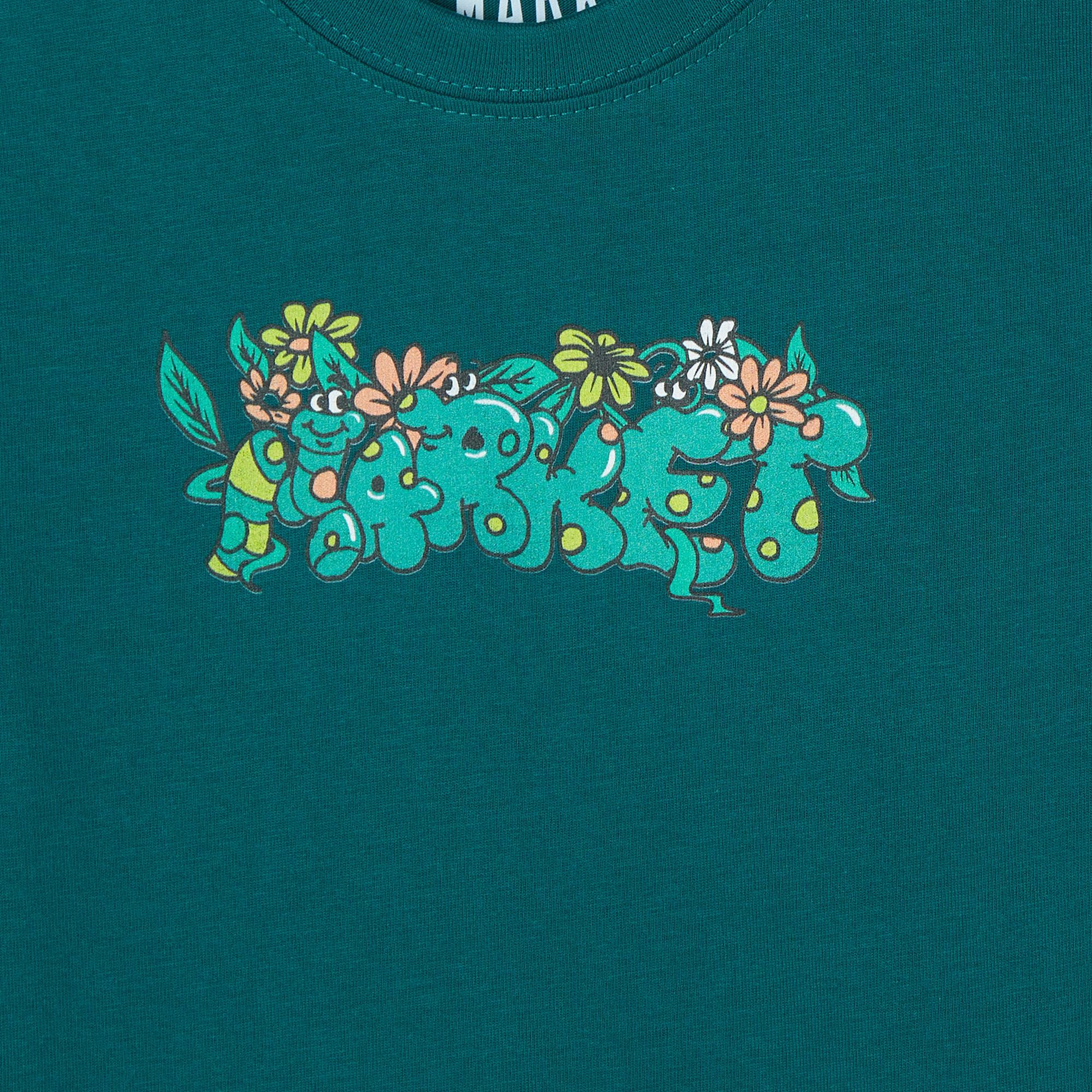 Market In The Garden Çocuk Yeşil T-Shirt