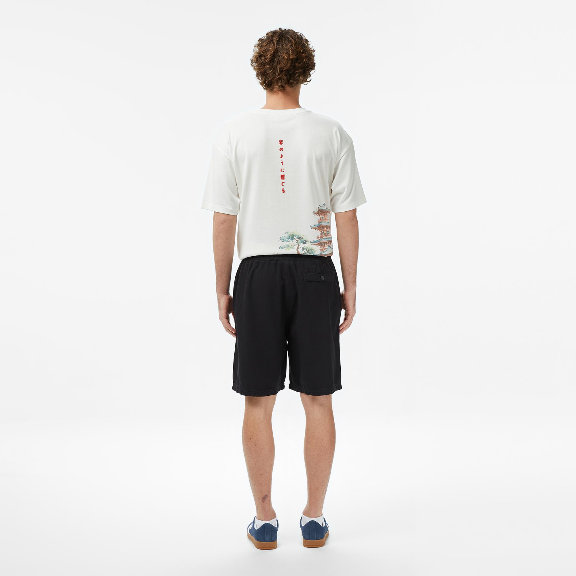 UNITED4 Regular Fit Erkek Siyah Şort