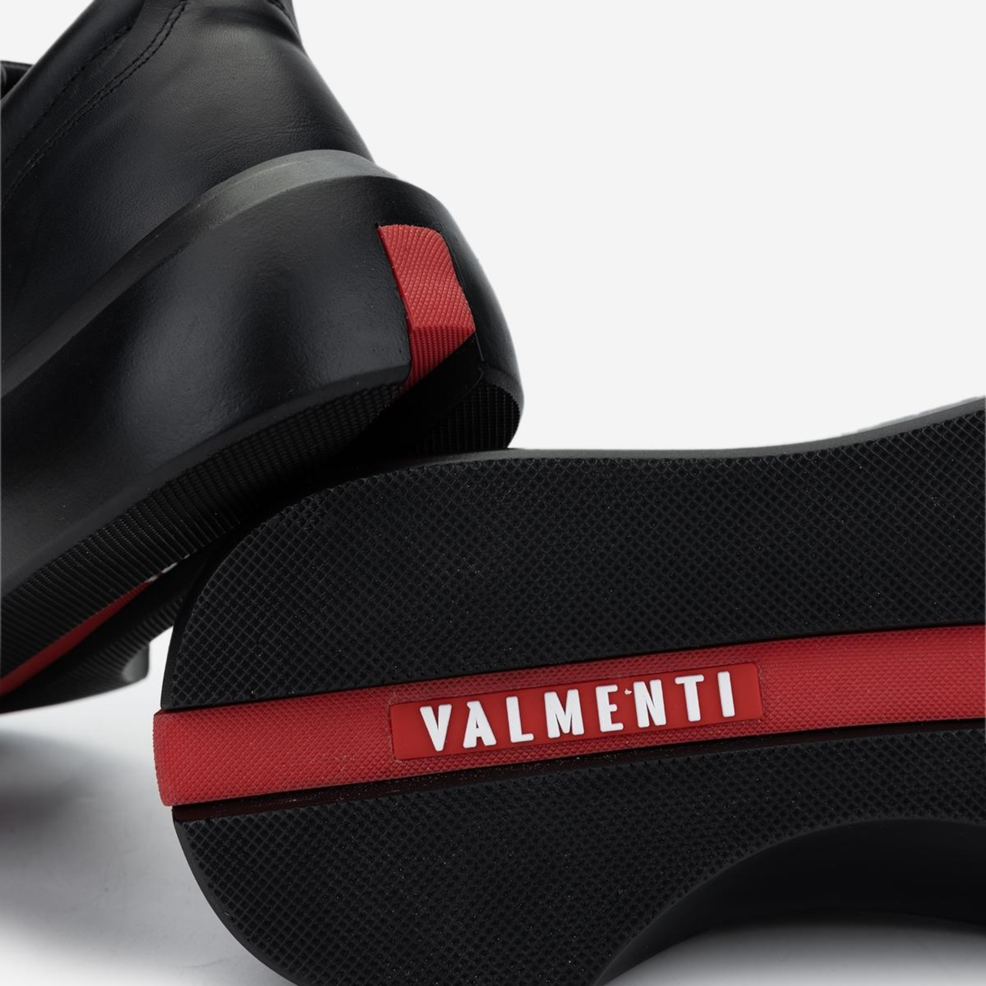 Valmenti Erkek Hakiki Deri Siyah Sneakers & Spor Ayakkabı