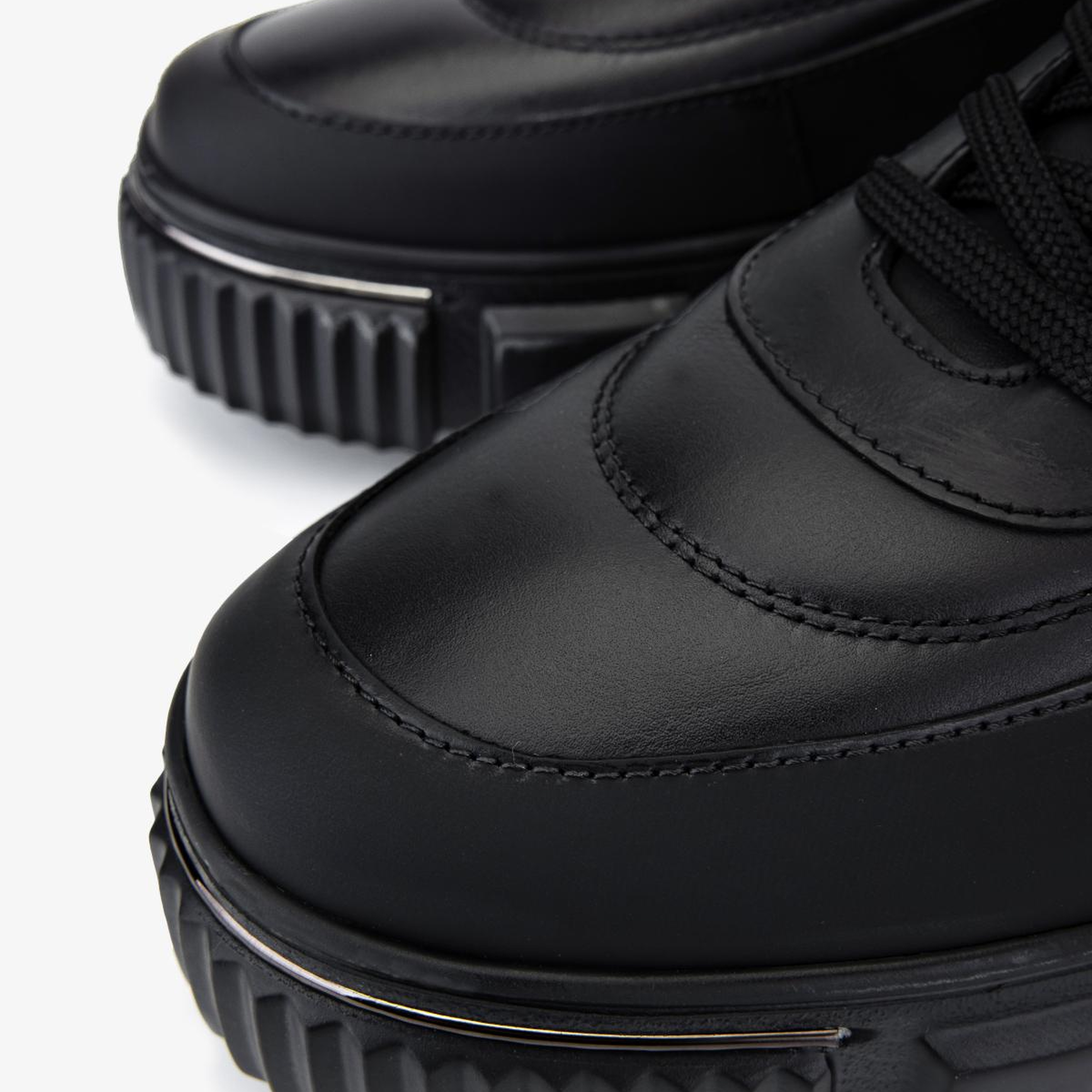 Valmenti Erkek Hakiki Deri Siyah Sneakers & Spor Ayakkabı