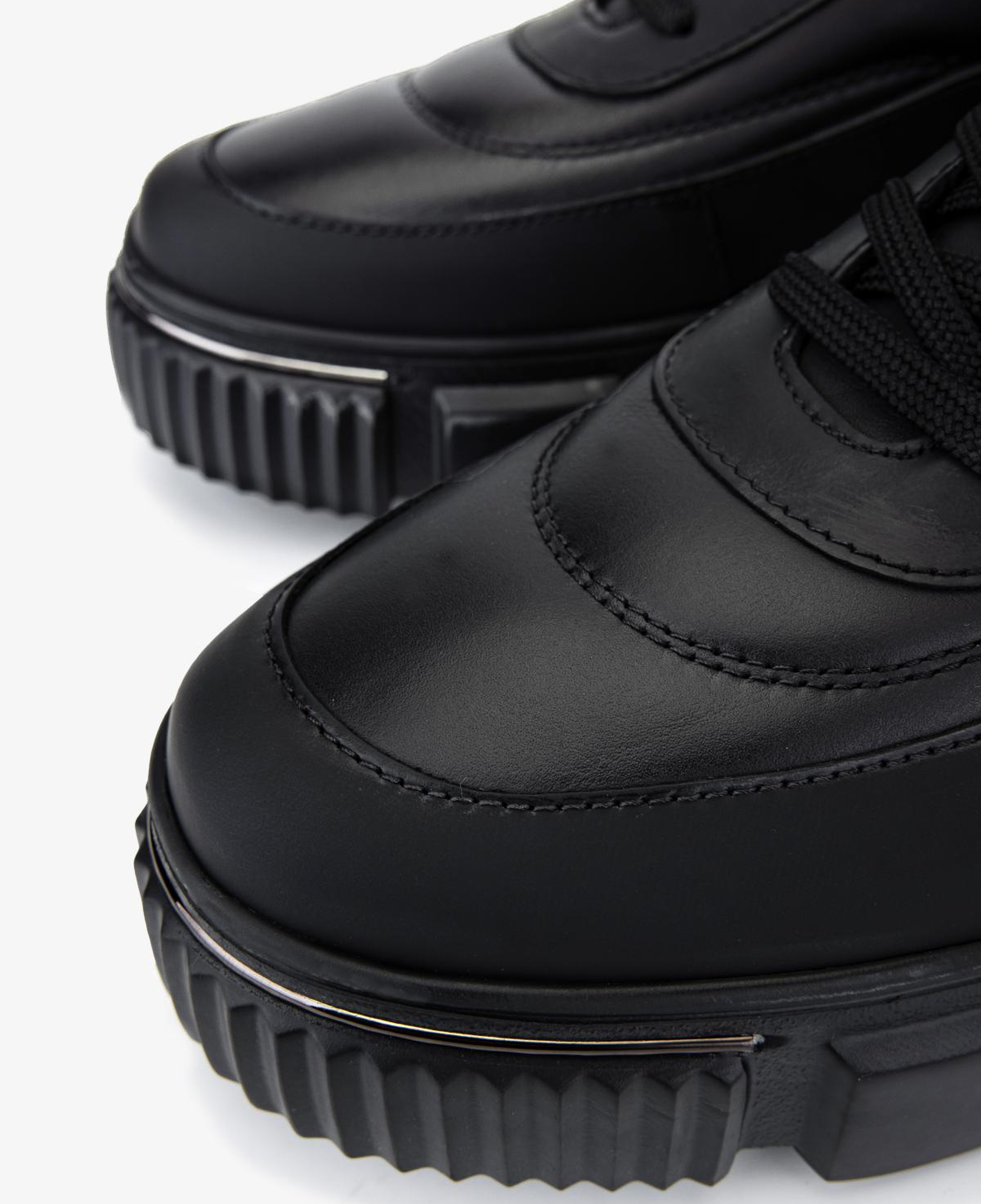 Valmenti Erkek Hakiki Deri Siyah Sneakers & Spor Ayakkabı