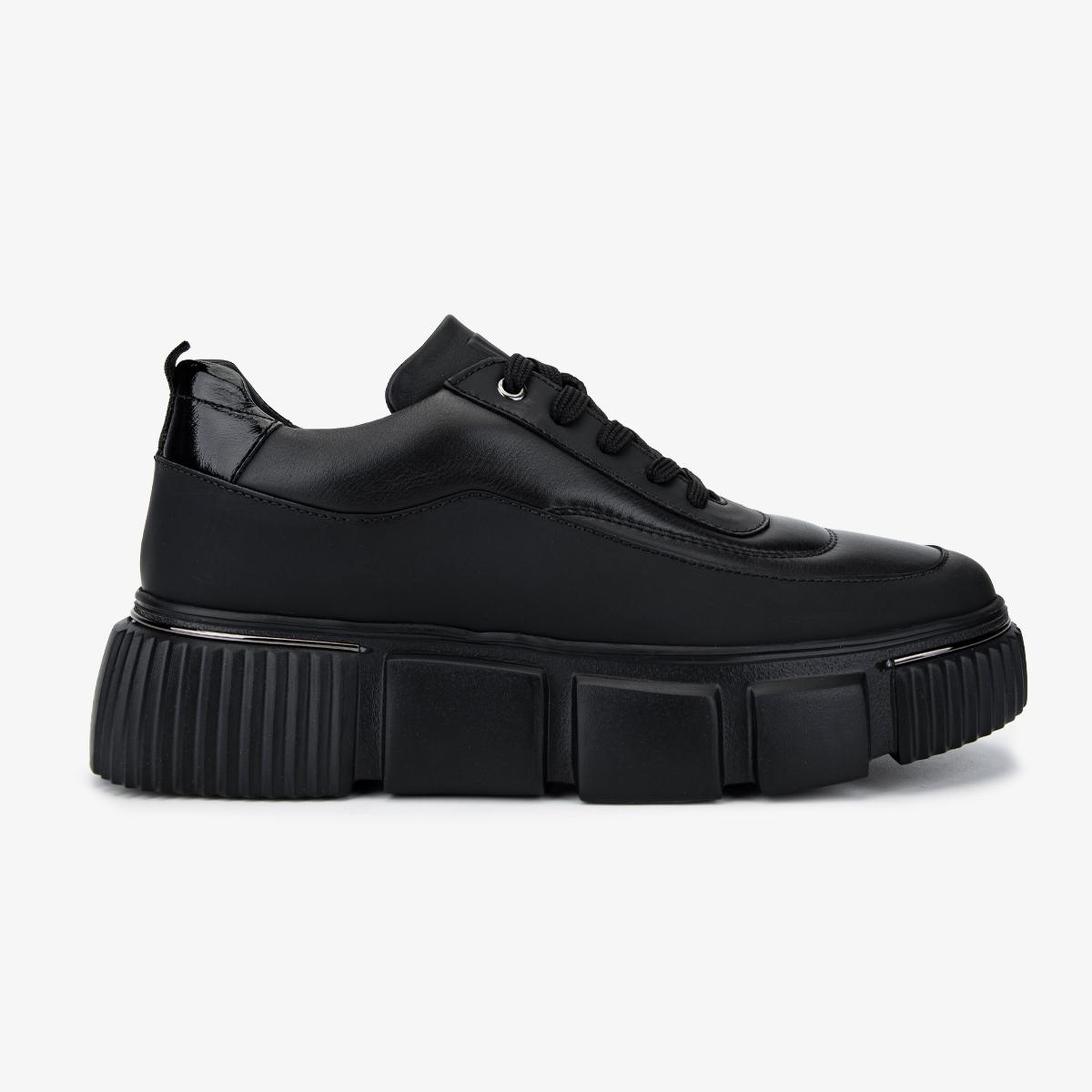 Valmenti Erkek Hakiki Deri Siyah Sneakers & Spor Ayakkabı
