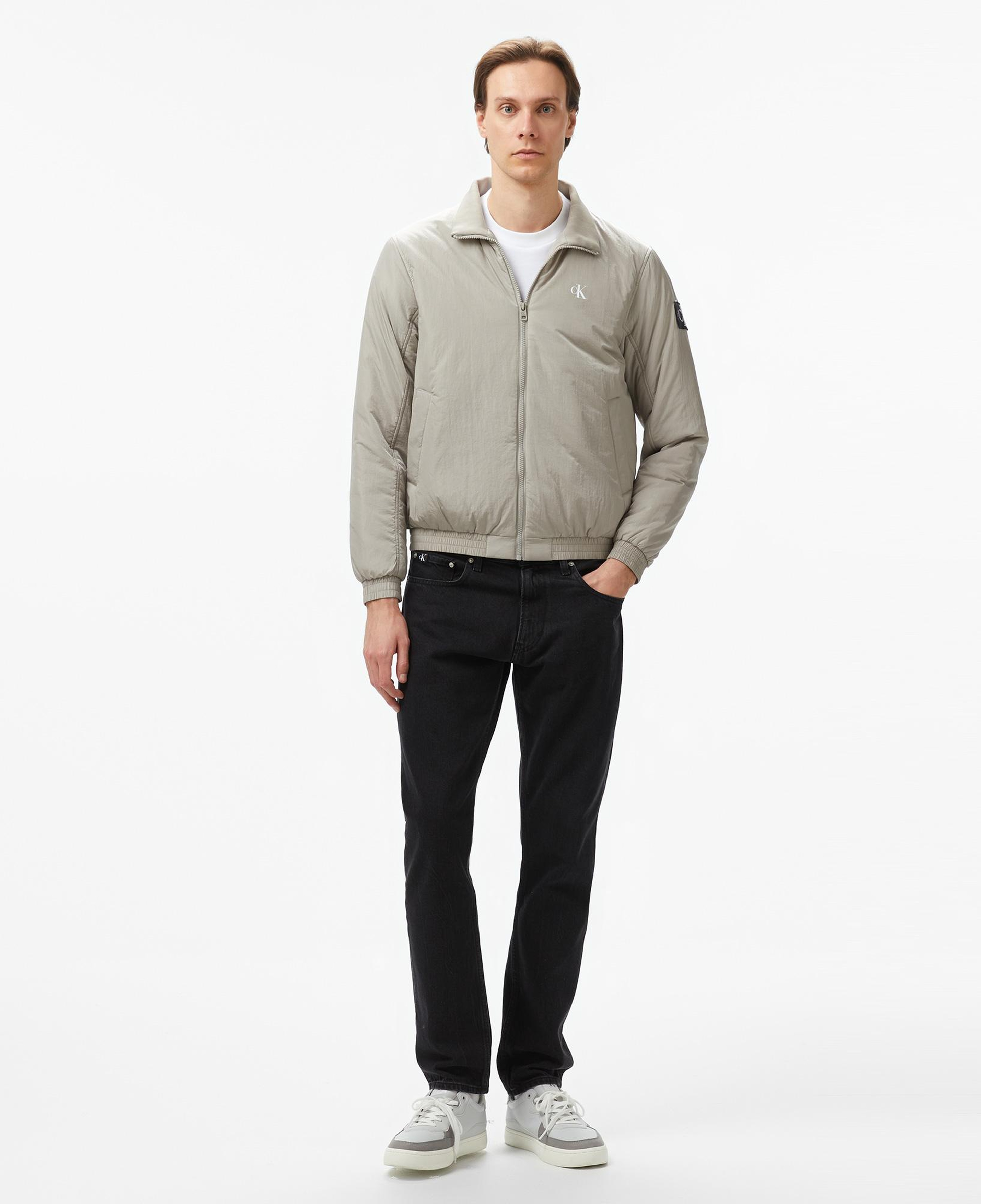 Calvin Klein Jeans Padded Harrington Erkek Gri Ceket