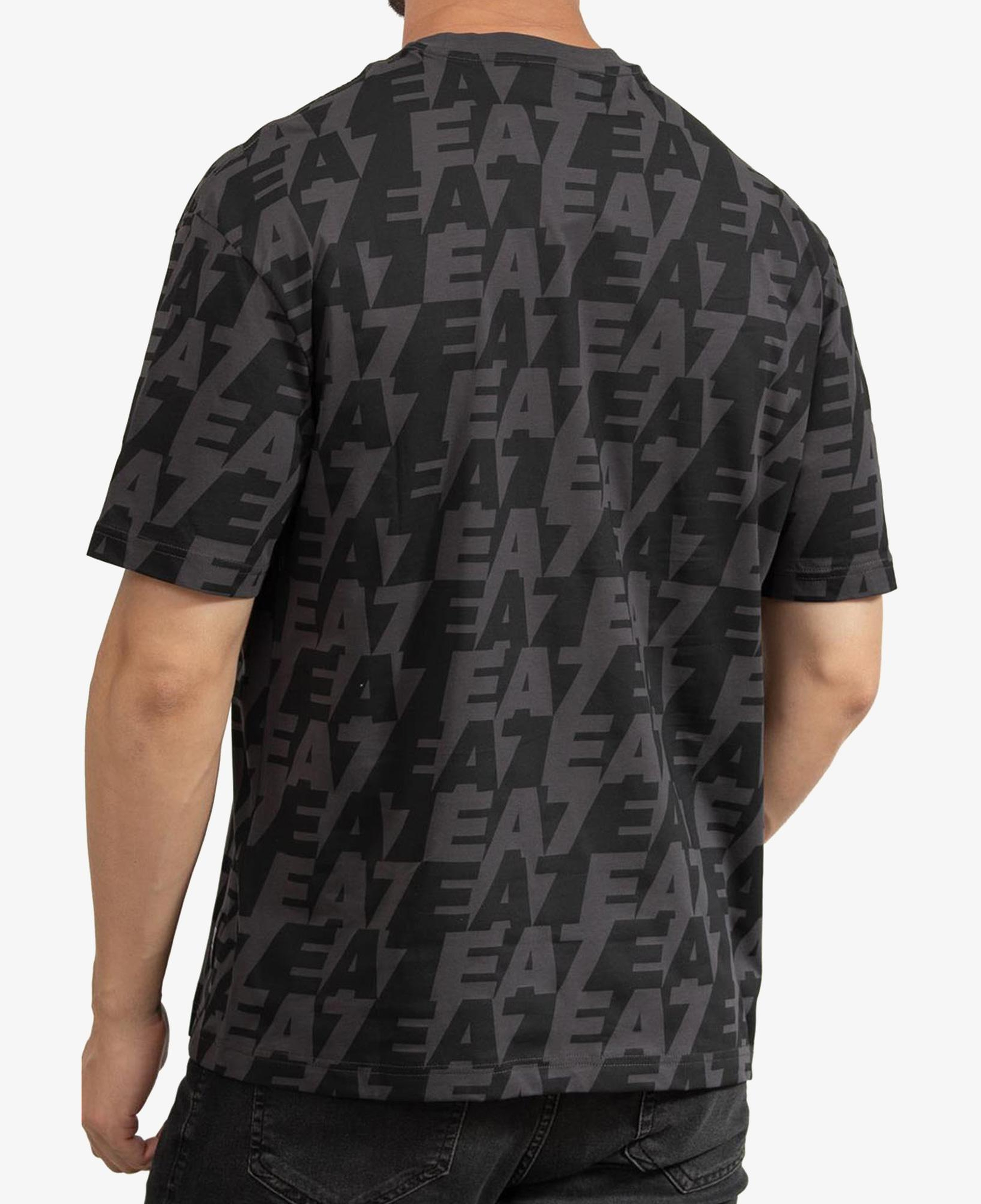 Emporio Armani Bisiklet Yaka Logo Erkek Siyah T-Shirt