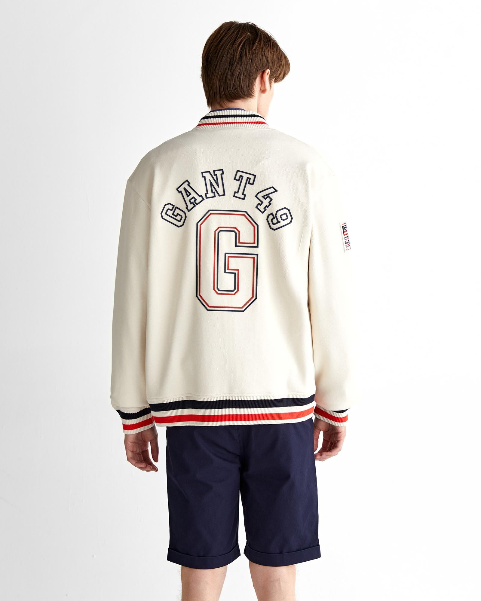 GANT Erkek Krem Regular Fit Hakim Yaka Logolu Ceket