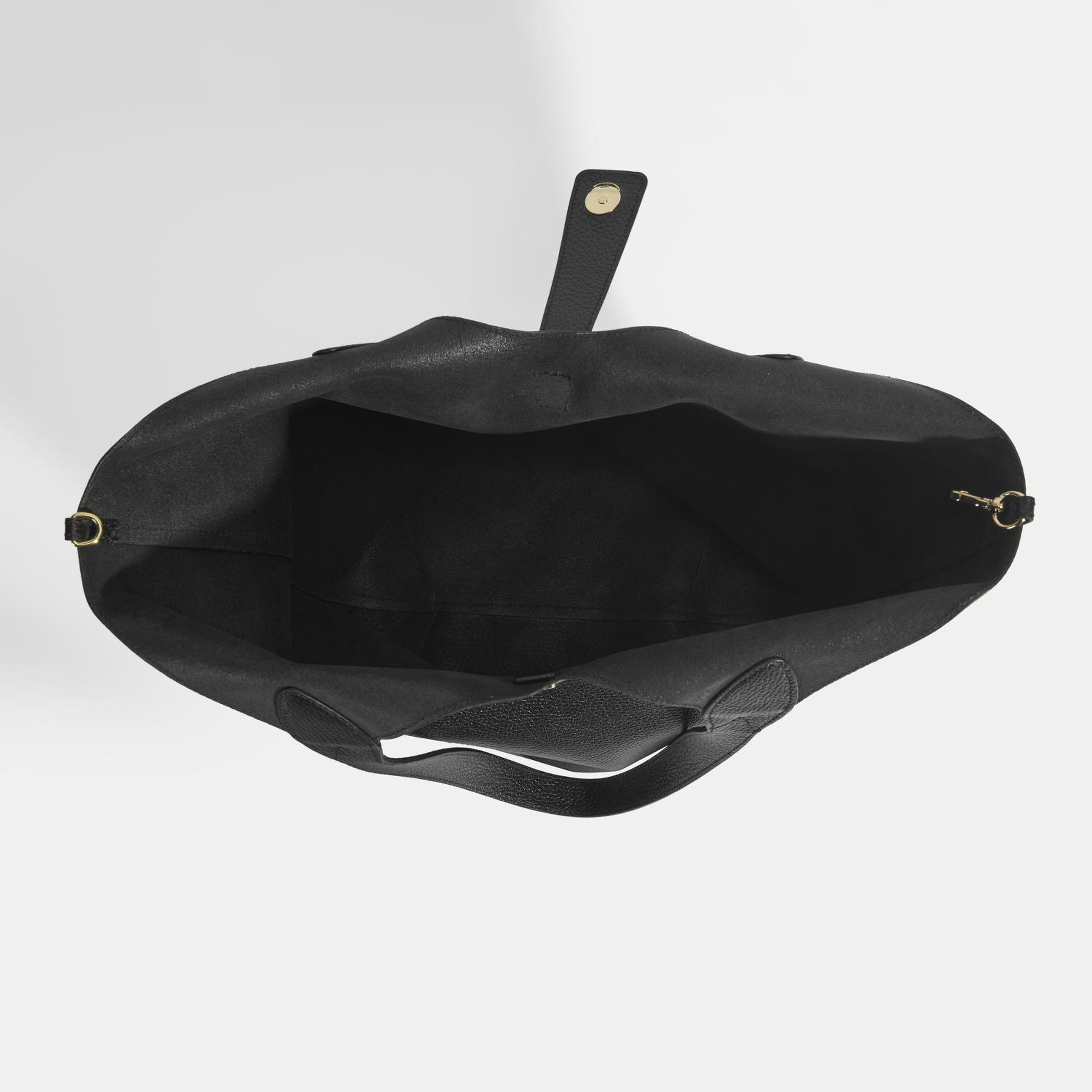 Kadın Siyah Deri Omuz Çantası