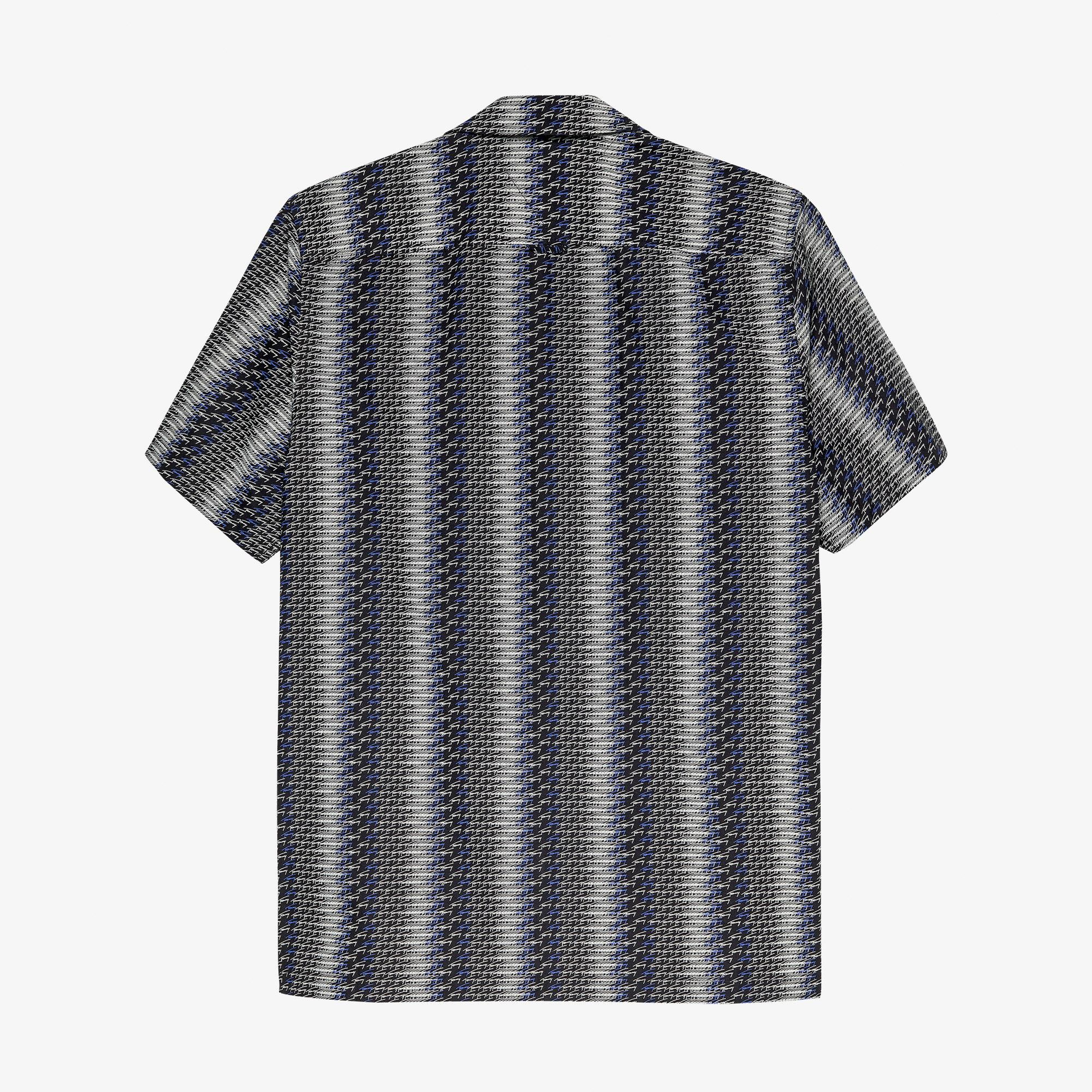 Tommy Hilfiger Regular Aop Camp Erkek Siyah Gömlek