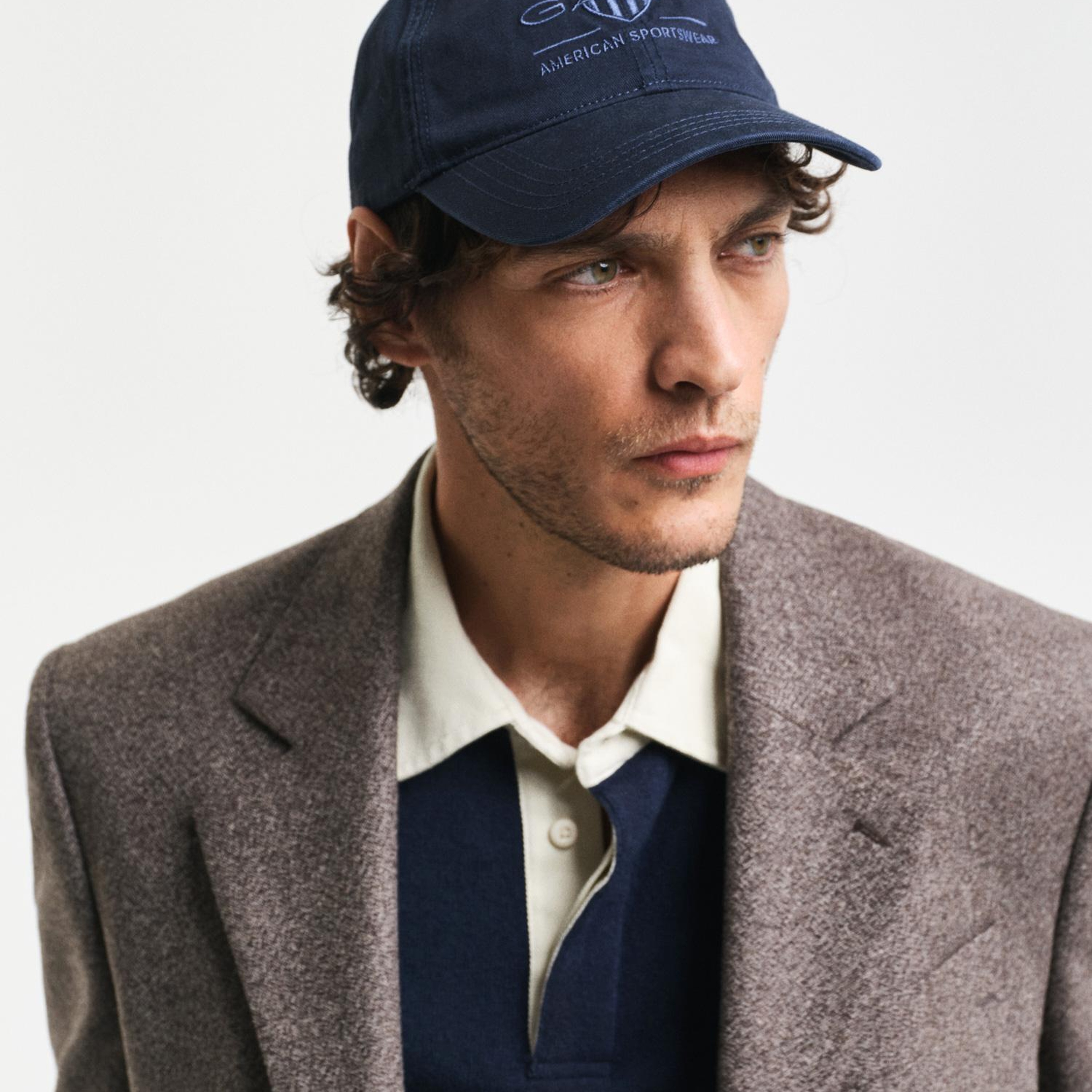 GANT Unisex Lacivert Logolu Şapka