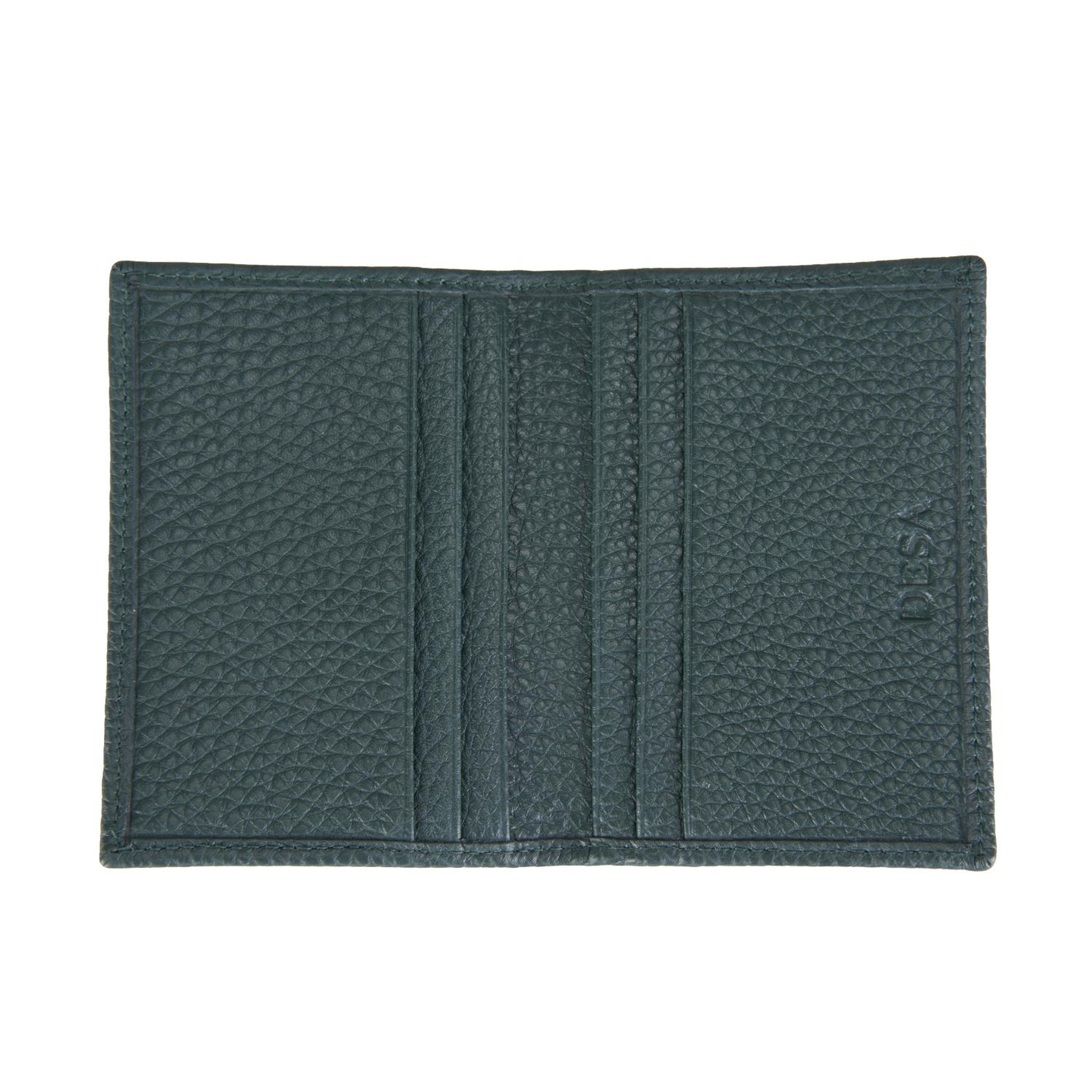 Fidel Yeşil Erkek Deri Kartlık