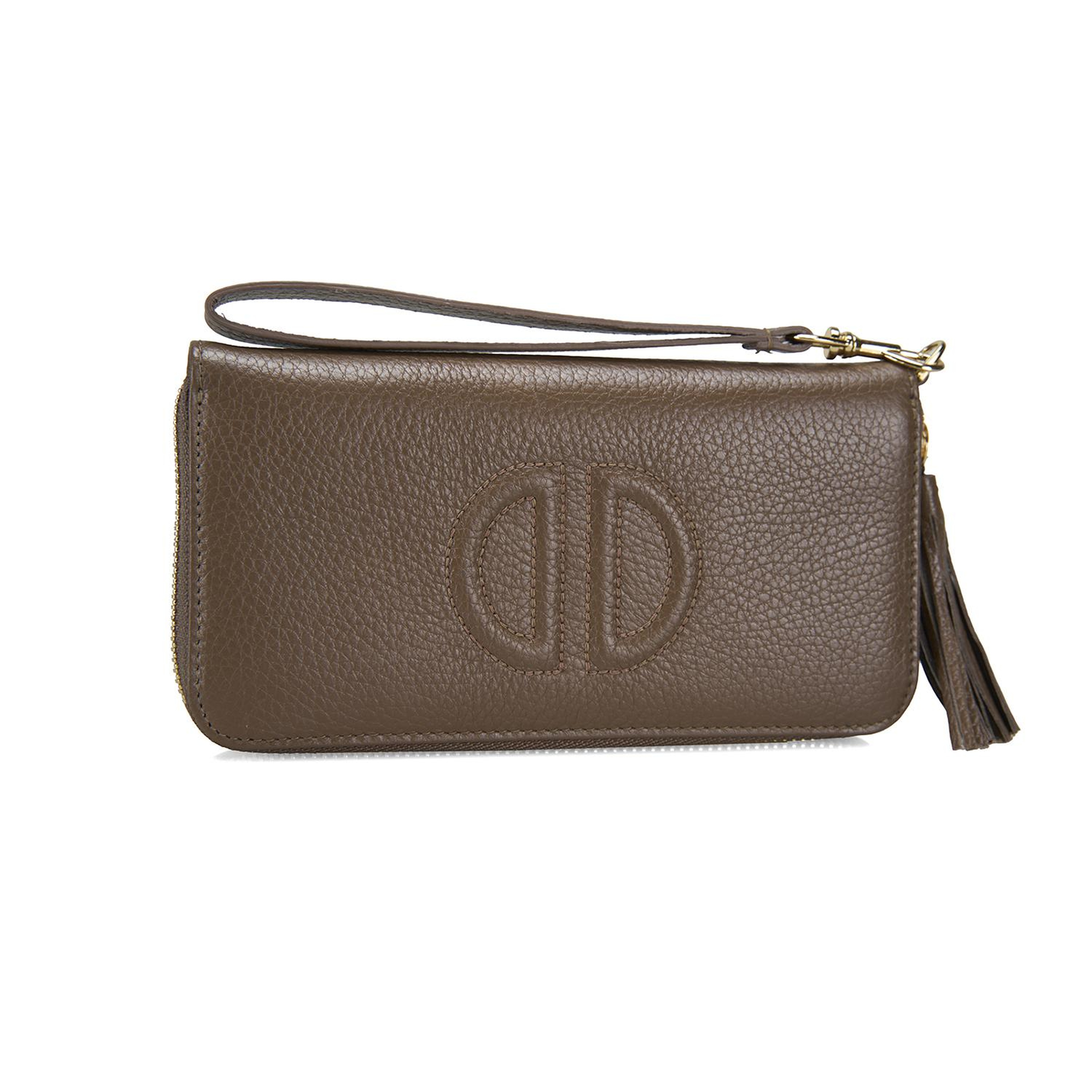 Kathleen Kahve Kadın Deri Cüzdan