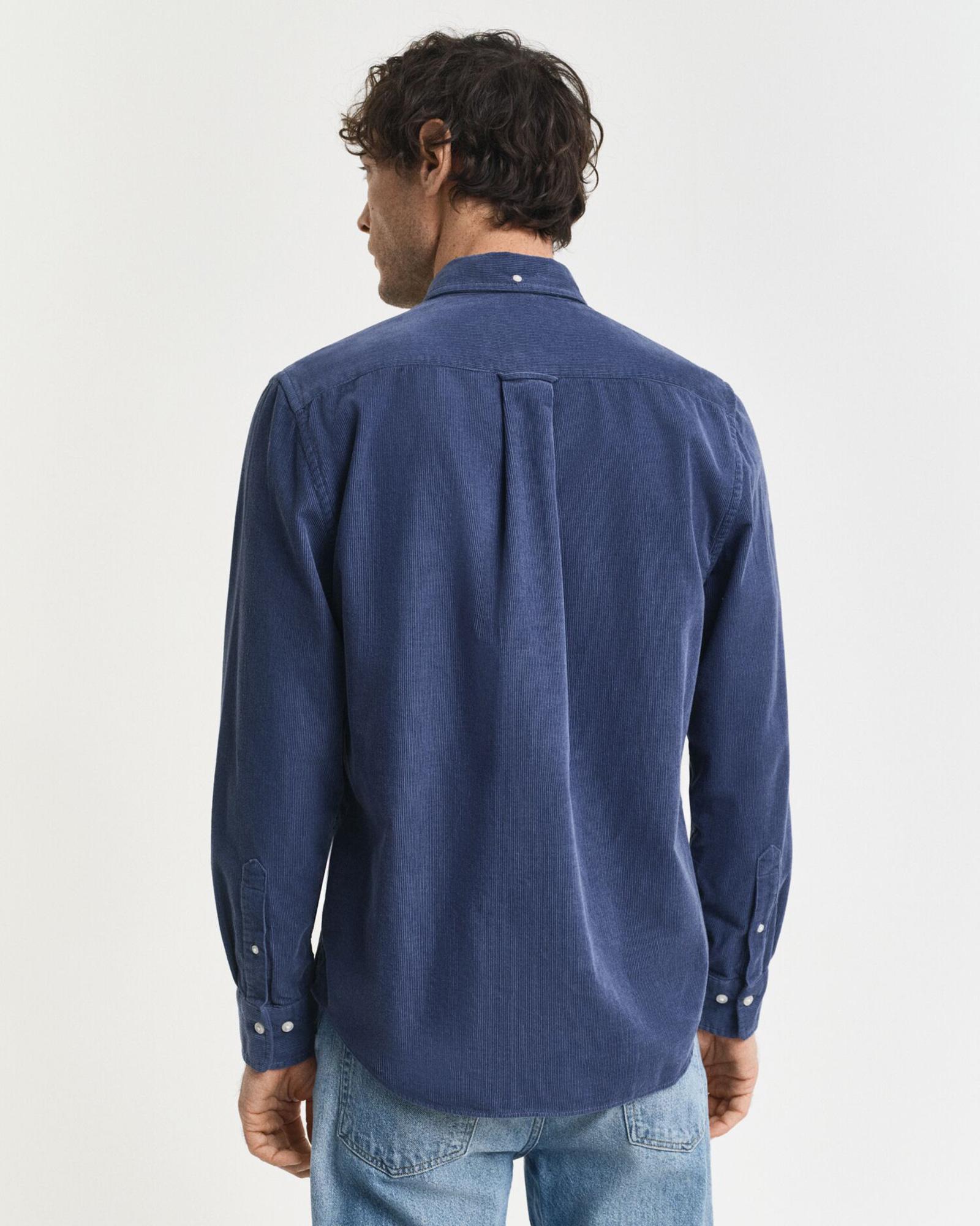 GANT Erkek Mavi Regular Fit Düğmeli Gömlek