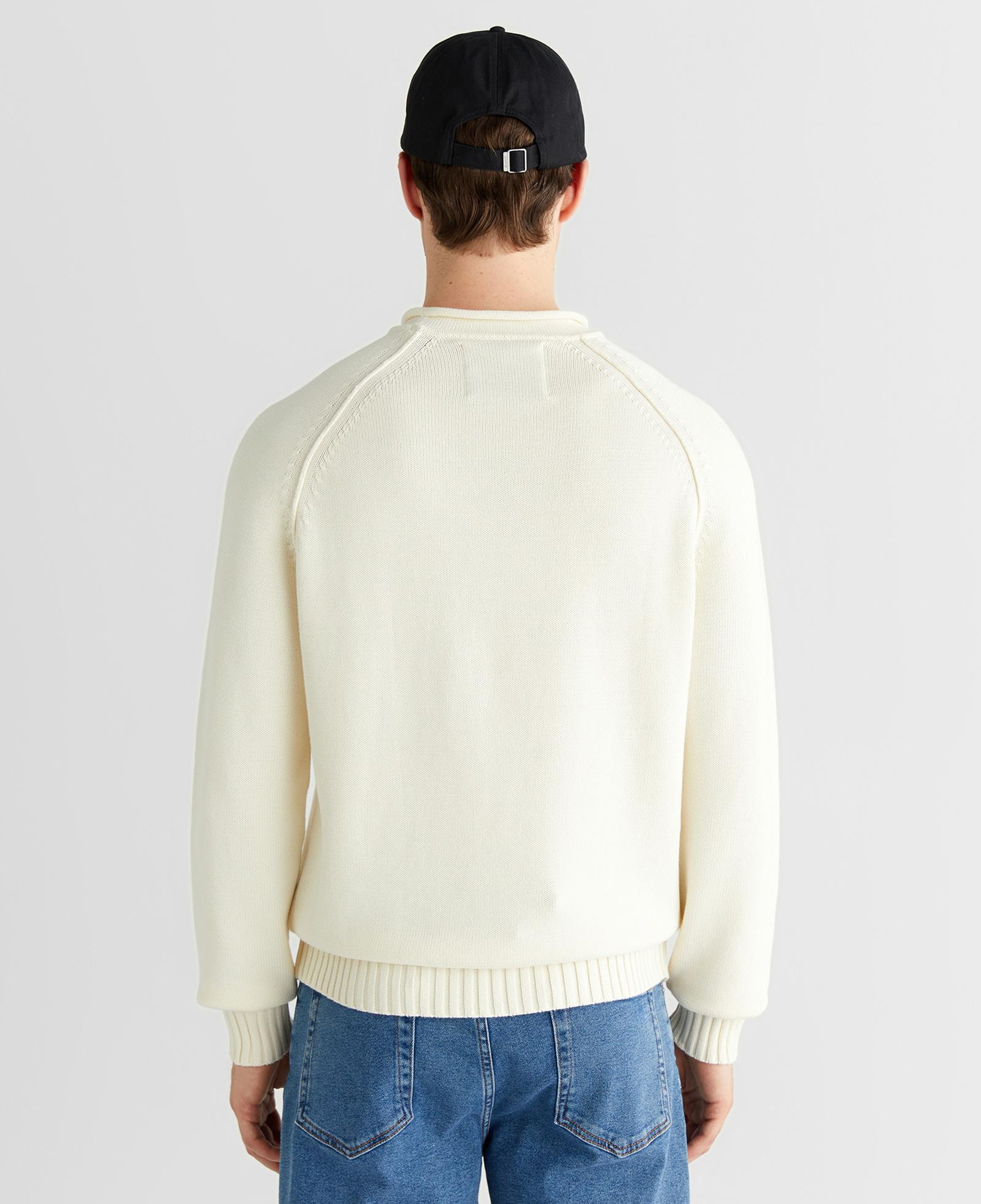 GANT Erkek Krem Regular Fit Bisiklet Yaka Triko