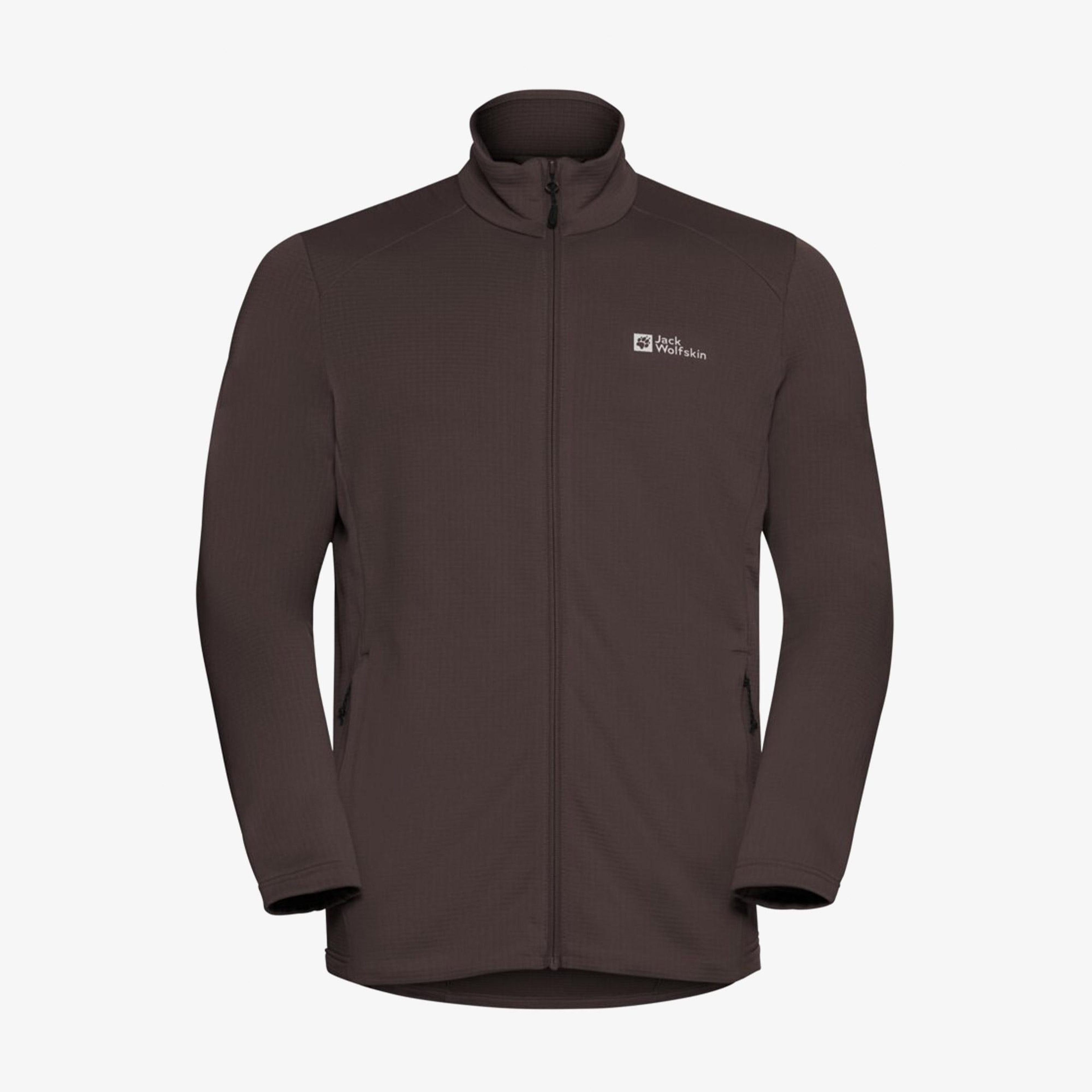 Jack Wolfskin Kolbenberg Full Zipped Erkek Kahverengi Ceket