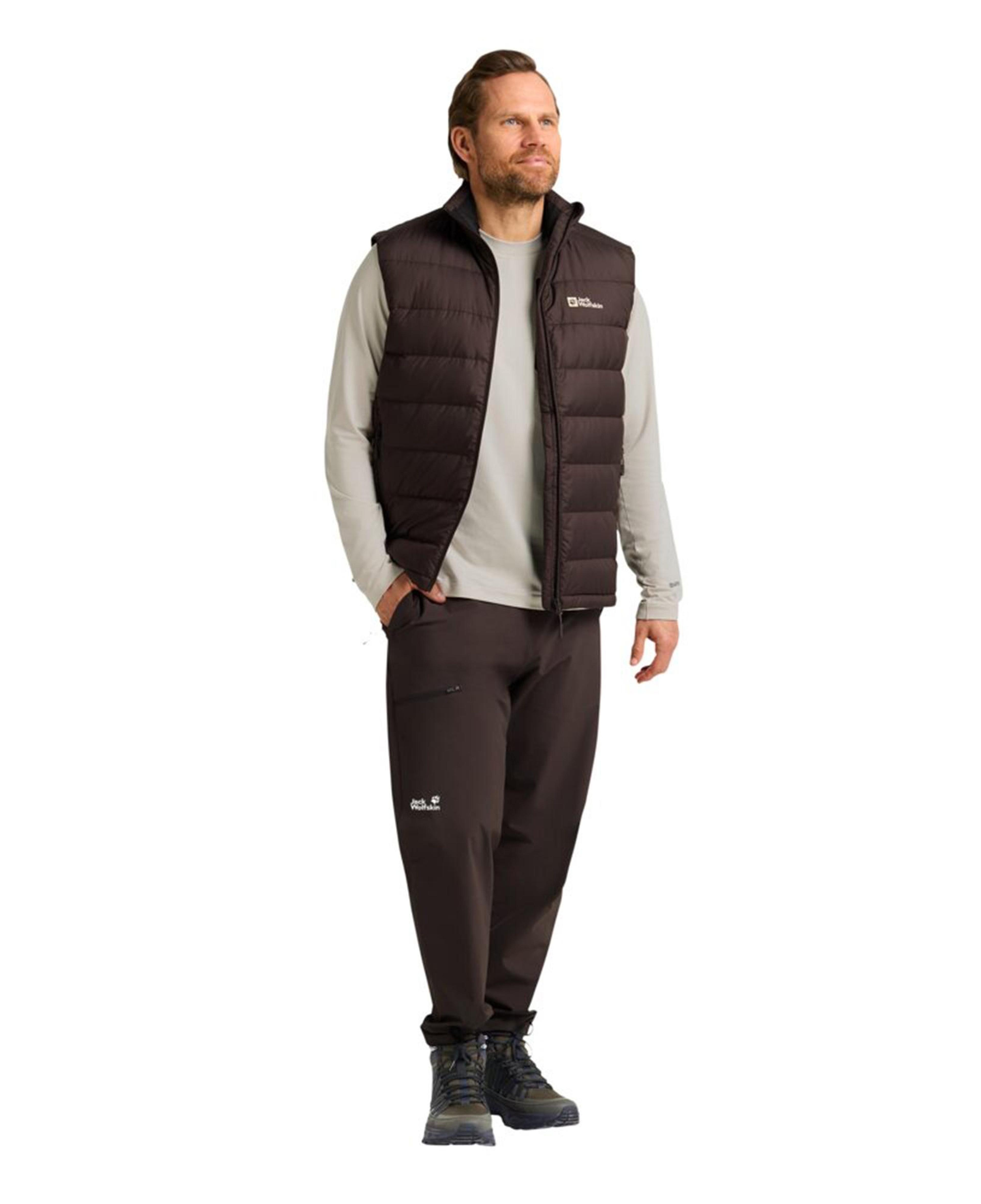 Jack Wolfskin Erkek Ather Down Kahverengi Yelek