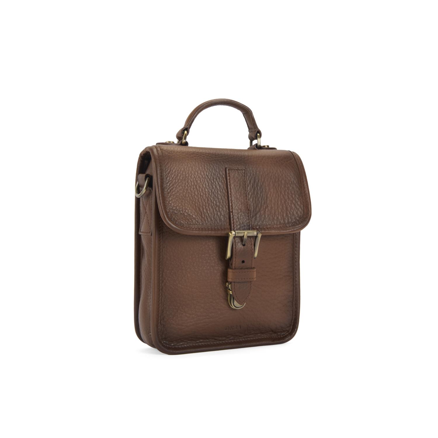 Marcel Kahve Erkek Vintage Deri Postacı Çantası