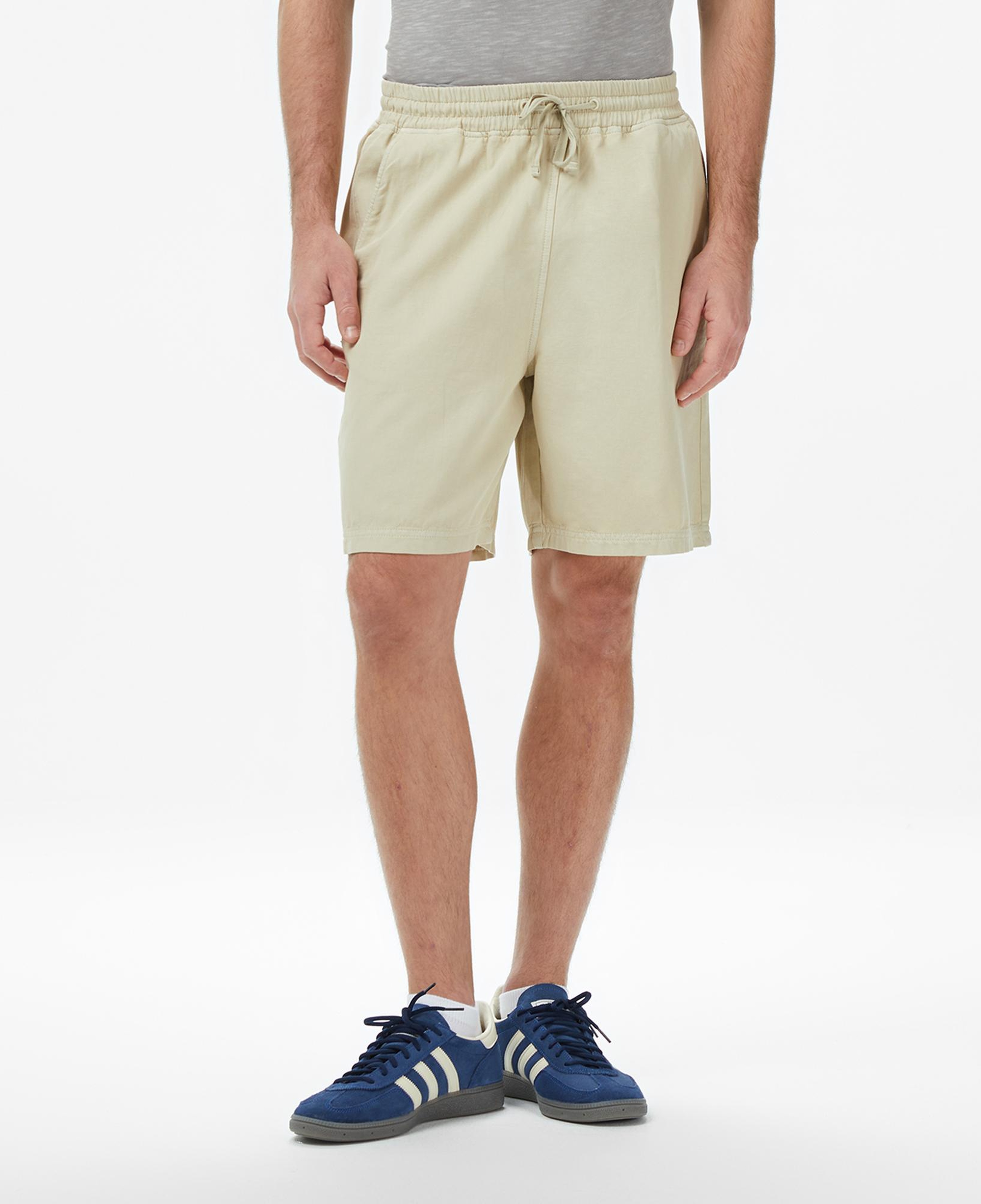 UNITED4 Regular Fit Erkek Krem Şort